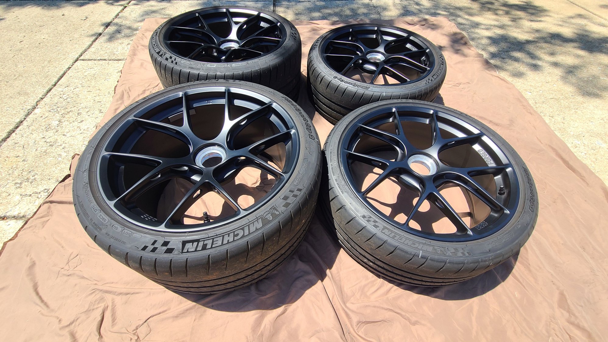 Wheels and Tires/Axles - 991 Porsche GT3 Centerlock BBS FI-R Wheels w/ Michelin Pilot Sport Cup 2 Tires - Used - 2014 to 2019 Porsche GT3 - Saint Louis, MO 63385, United States