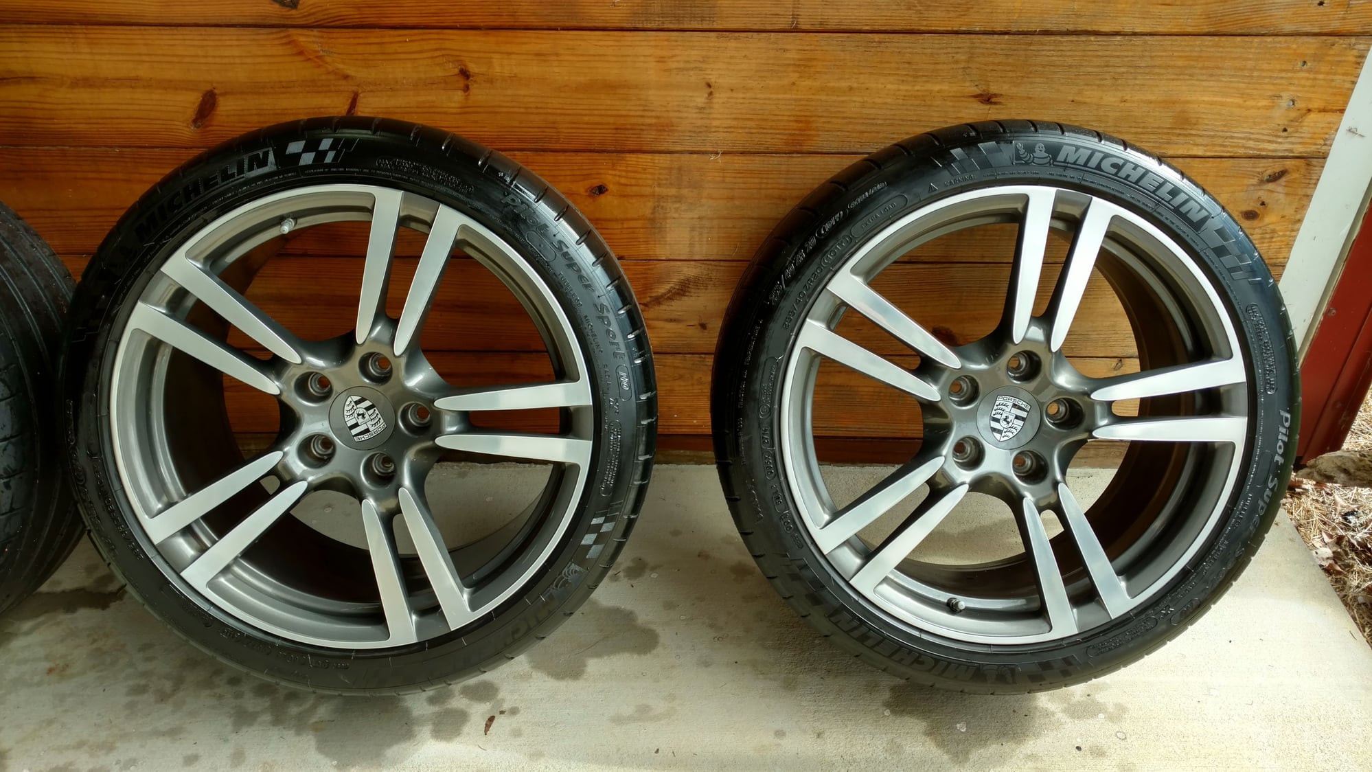 Wheels and Tires/Axles - 20" OEM Porsche Turbo II wheels in exc condition & Michelin Pilot Super Sport tires - Used - 2010 to 2019 Porsche All Models - Greensboro/raleigh, NC 27344, United States