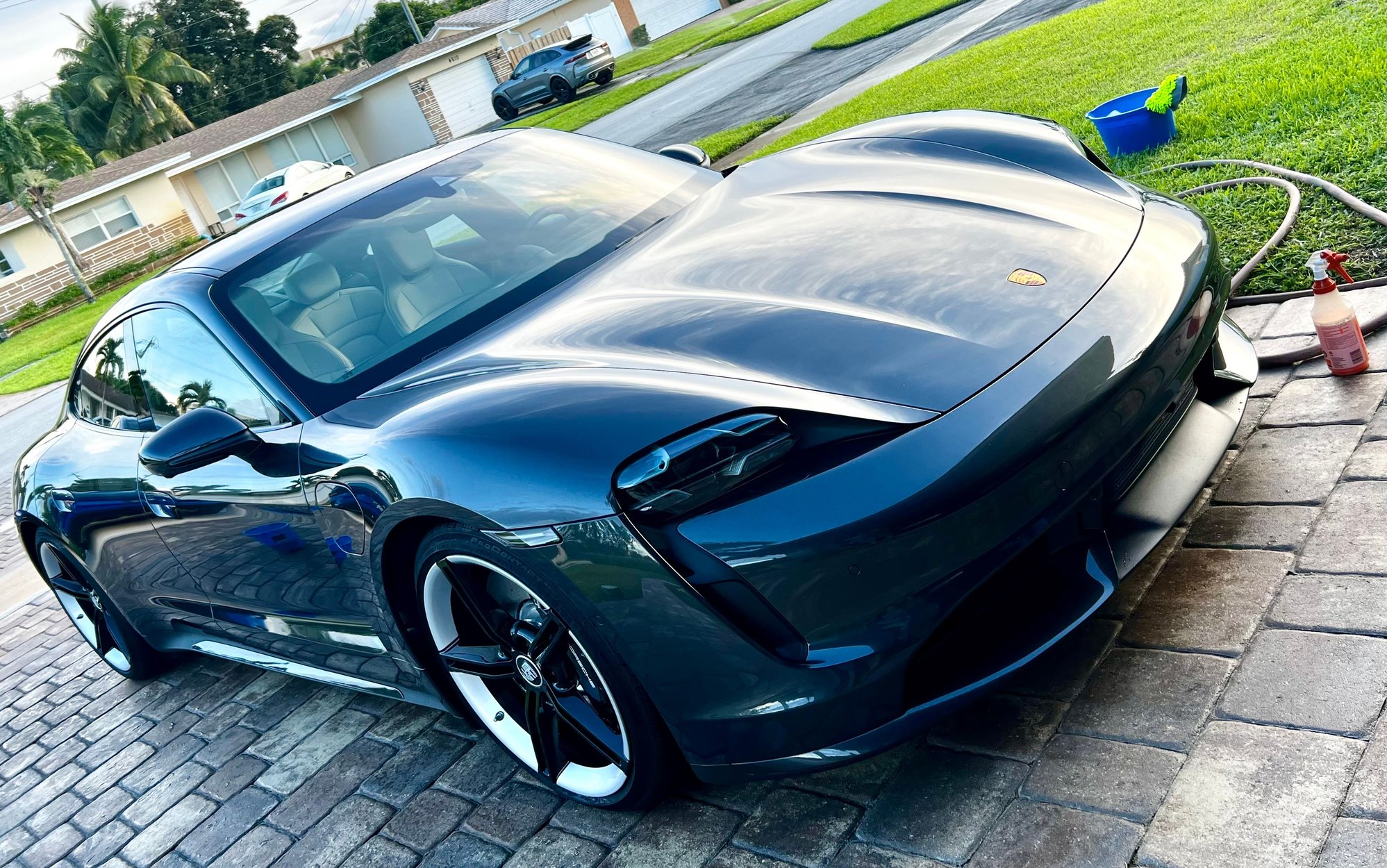 2020 Porsche Taycan - 2020 Taycan Turbo CPO 14,800 miles - Used - VIN WP0AC2Y15LSA72182 - 14,800 Miles - Other - AWD - Automatic - Sedan - Gray - Hollywood, FL 33021, United States