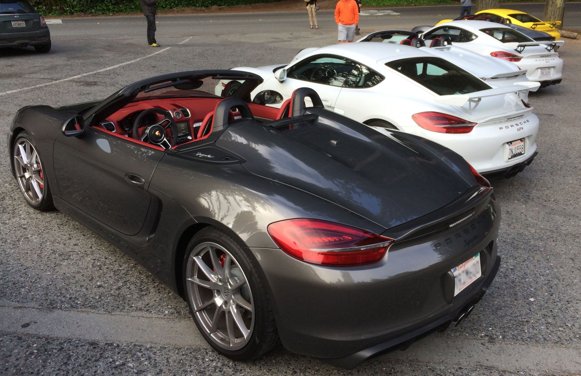 2016 Porsche Boxster - 2016 981 Spyder - Used - VIN WPOCC2A89GS152460 - 13,225 Miles - 6 cyl - 2WD - Manual - Convertible - Gray - Walnut Creek, CA 94596, United States