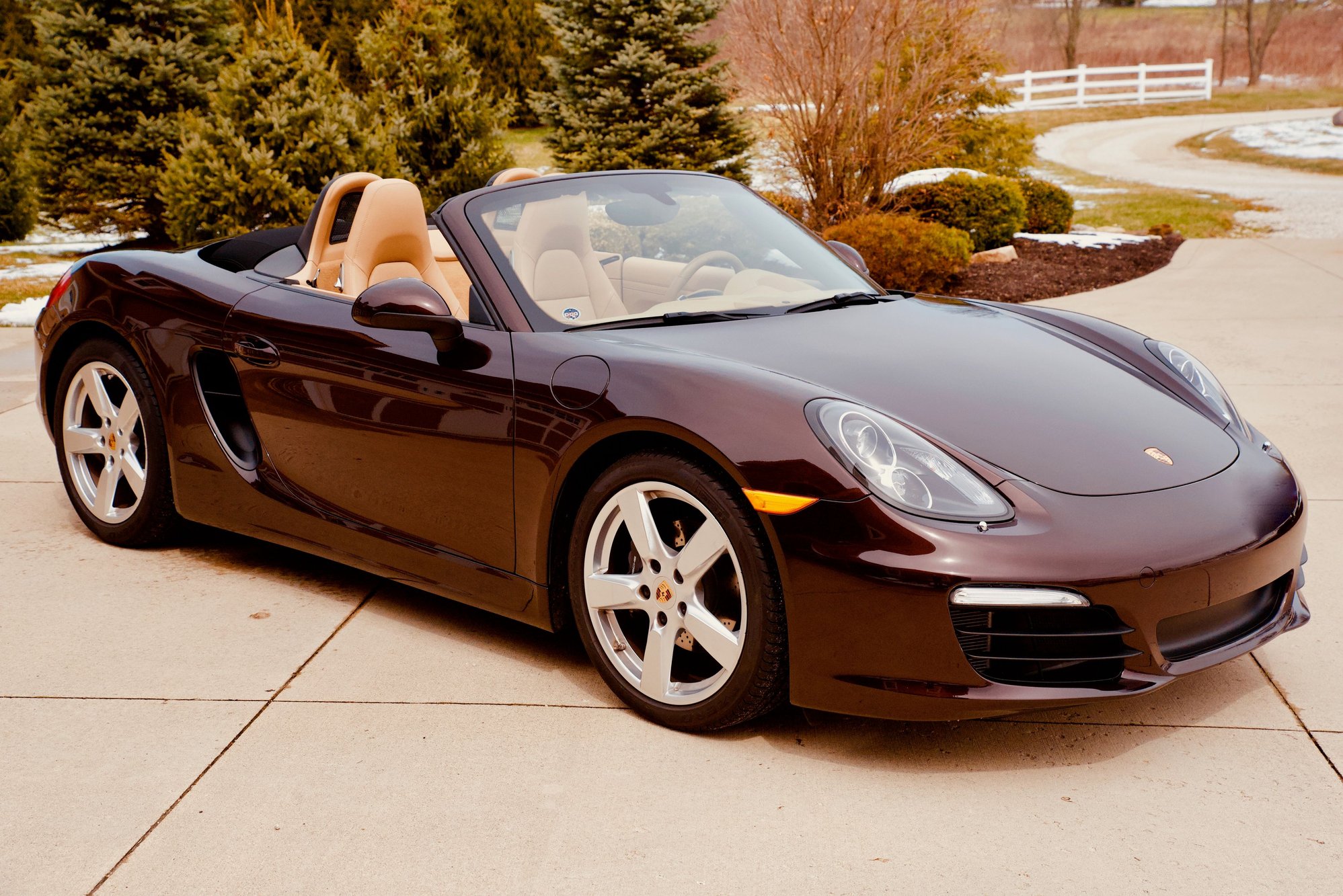 2016 Porsche Boxster, One PCA Owner, 8k Miles, Mahogany Metallic