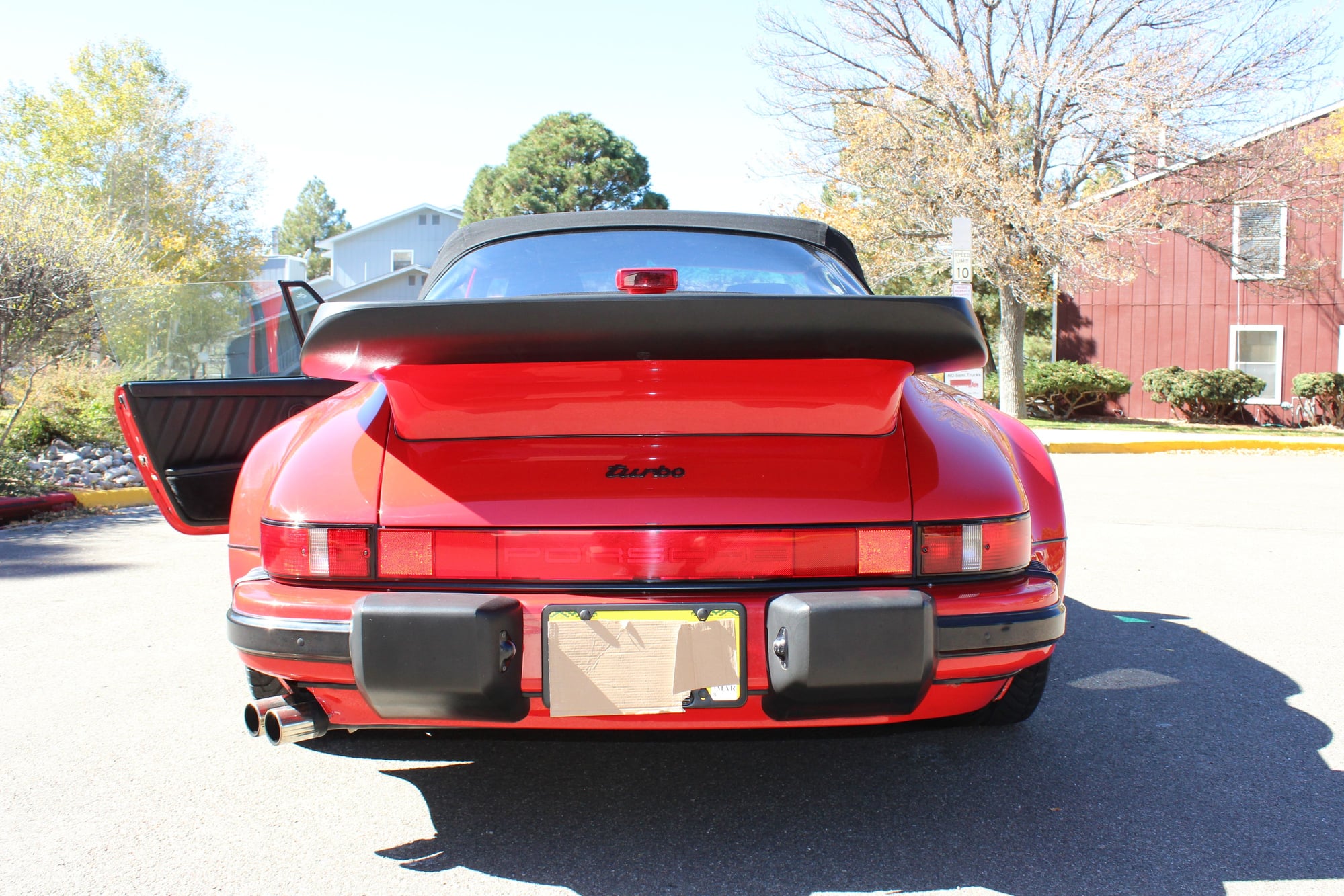 1988 Porsche 911 - 1988 930 Convertible. Red/Black. 70k miles. - Used - VIN WP0EB0938JS070557 - 69,000 Miles - 6 cyl - 2WD - Manual - Convertible - Red - Los Alamos, NM 87544, United States