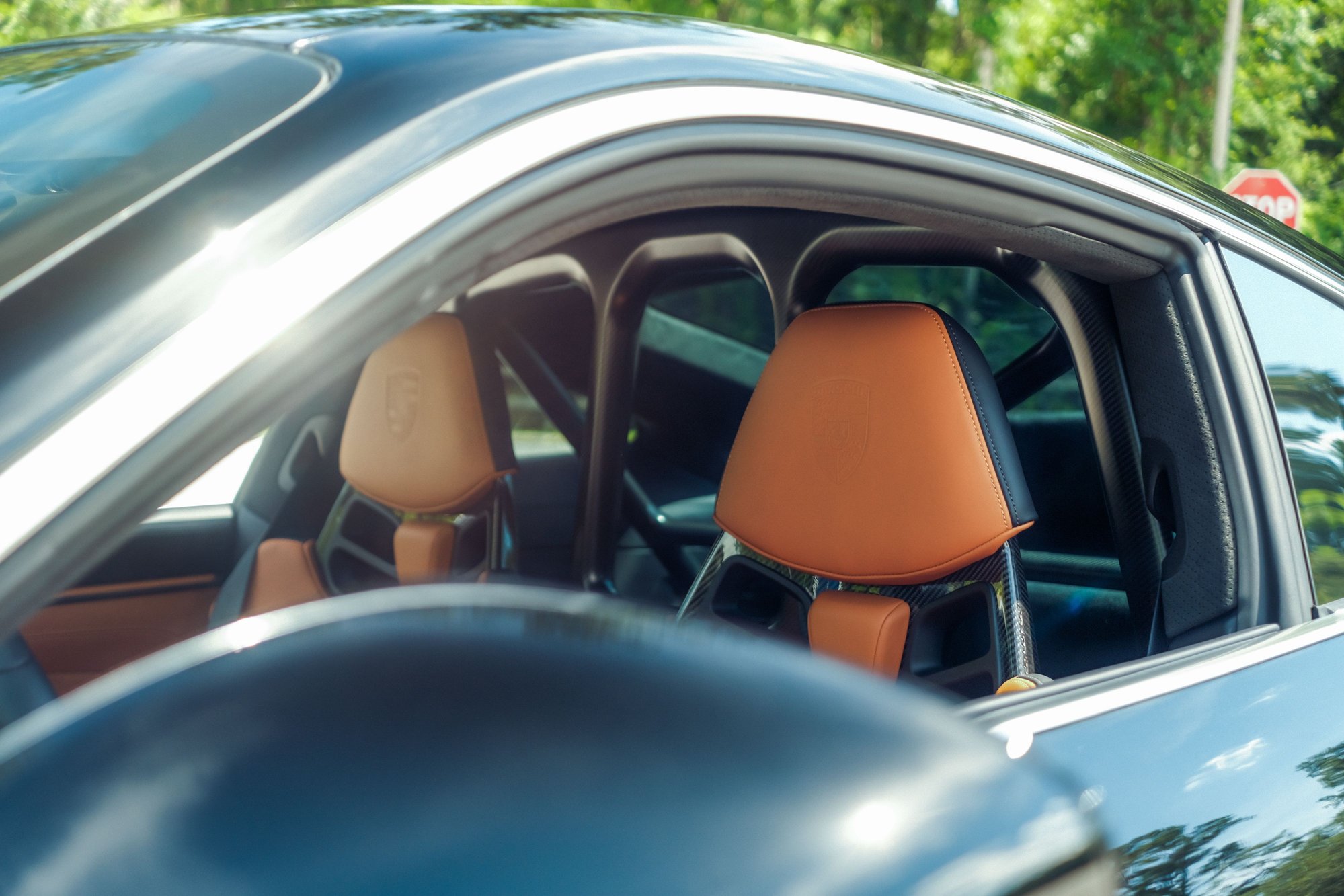 Interior/Upholstery - 992 Porsche OEM Carbon Fiber Roll Bar - Used - -1 to 2026  All Models - Orlando, FL 32750, United States