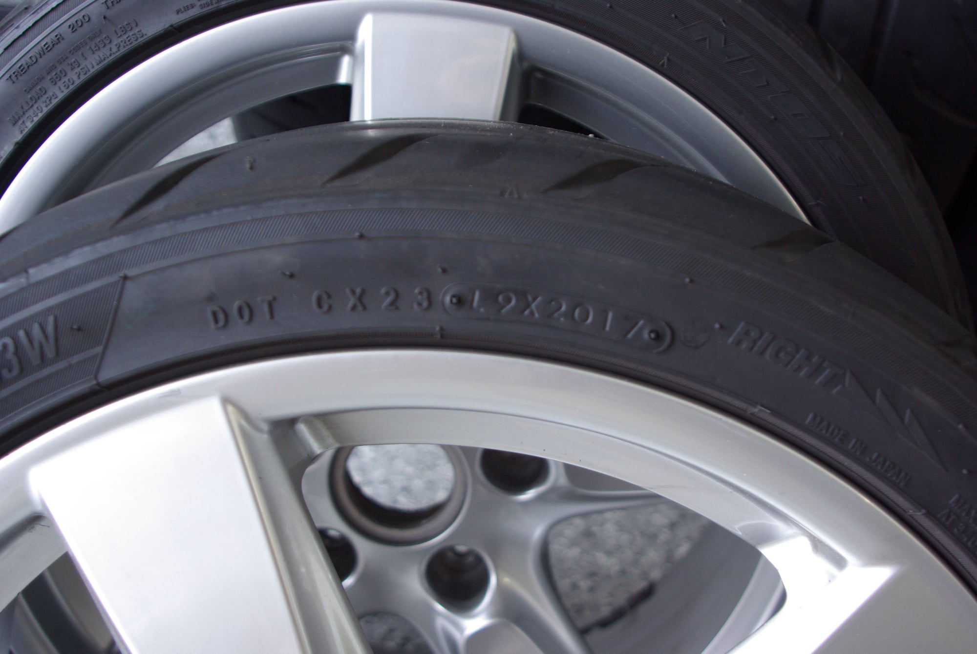 Wheels and Tires/Axles - 19" Cayman / Boxster 5 spoke Porsche wheels with Nitto NT05s - Used - 2013 to 2020 Porsche Boxster - 2014 to 2020 Porsche Cayman - Overland Park, KS 66224, United States