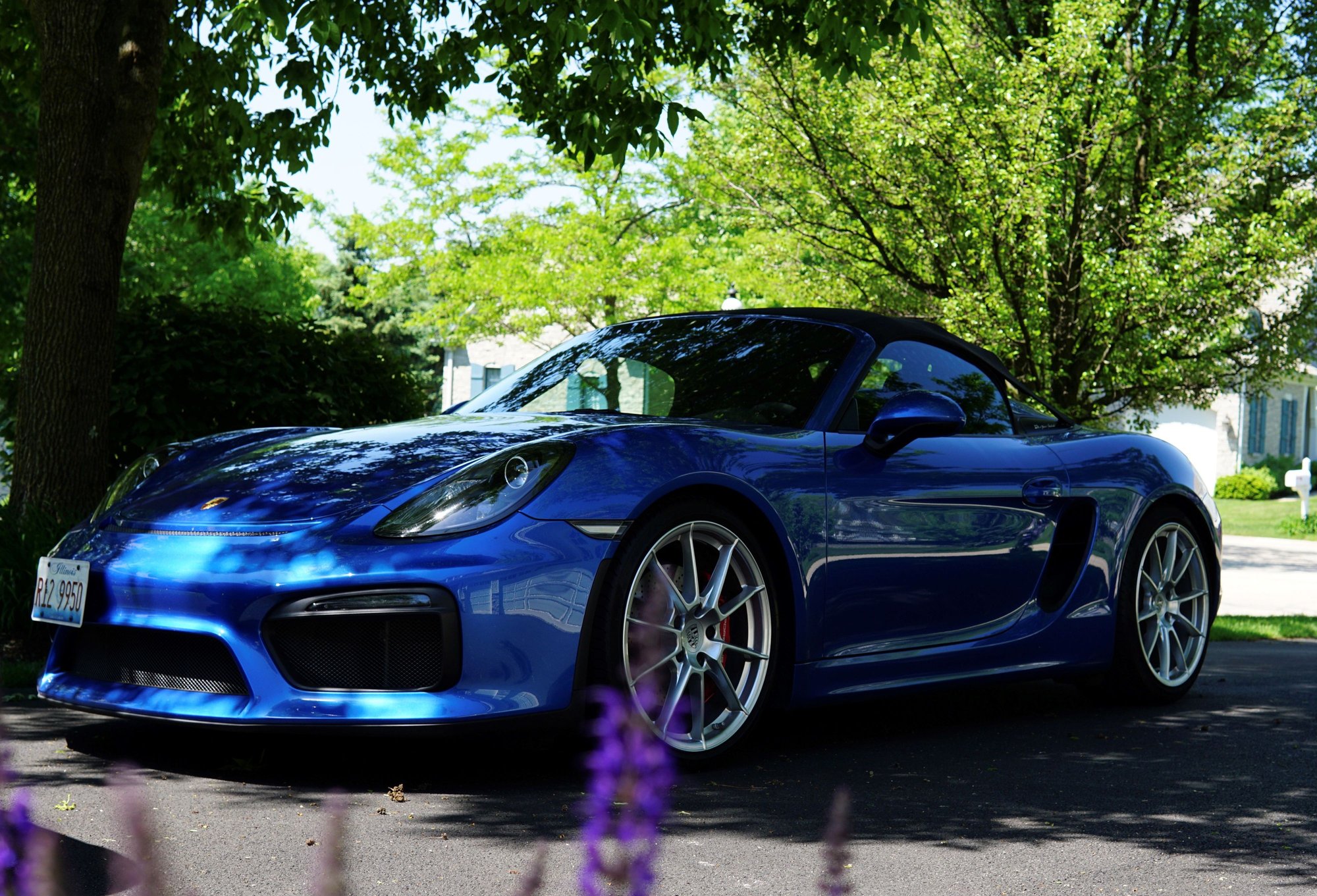 2016 Porsche Boxster - 2016 981 Porsche Boxster Spyder – Sapphire Blue Metallic - Used - VIN WP0CC2A87GS152120 - 11,000 Miles - 6 cyl - 2WD - Manual - Convertible - Blue - Chicago, IL 60607, United States