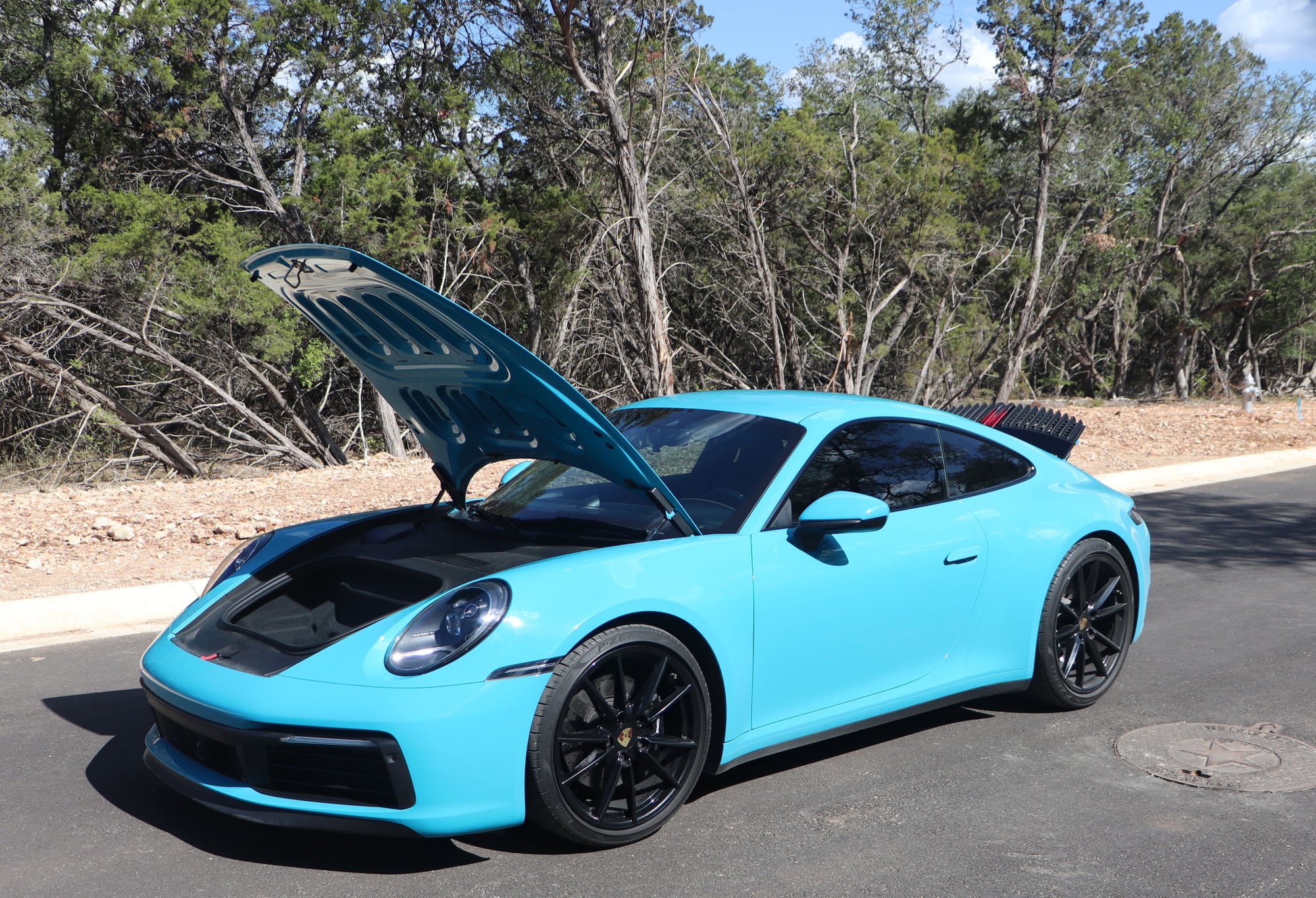 2020 Porsche 911 - 14k mile Miami Blue 992 CS - Used - VIN WP0AB2A98LS225847 - 14,000 Miles - 6 cyl - 2WD - Automatic - Coupe - Blue - San Antonio, TX 78231, United States