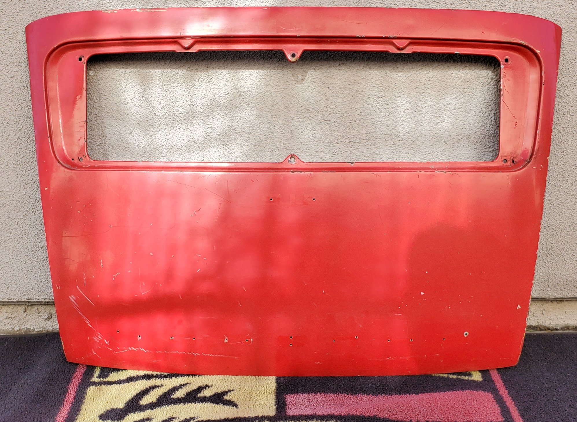 Exterior Body Parts - 69-73 911 & 69 912 LWB 2 Tab Rear Decklid Red - Used - 1969 to 1973 Porsche 911 - Los Angeles, CA 90032, United States