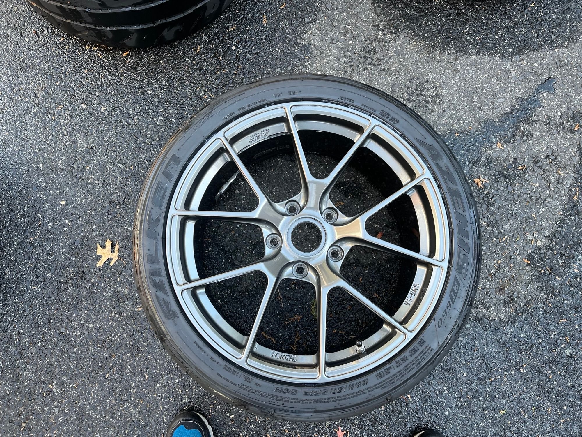 Wheels and Tires/Axles - Apex VS5-RS - 19inch -  9/10.5 - 718 / Cayman GT4 / - Falken RT660 265/305 - Used - -1 to 2024  All Models - Nj, NJ 07640, United States