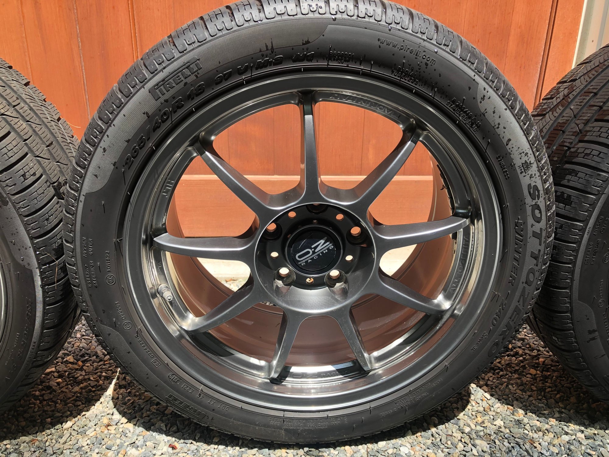 Wheels and Tires/Axles - Cayman 987 winter wheels and tires.  OZ Alleggerita HLT and Pirelli Sottozero - Used - 2009 to 2013 Porsche Cayman - Kent, CT 06757, United States