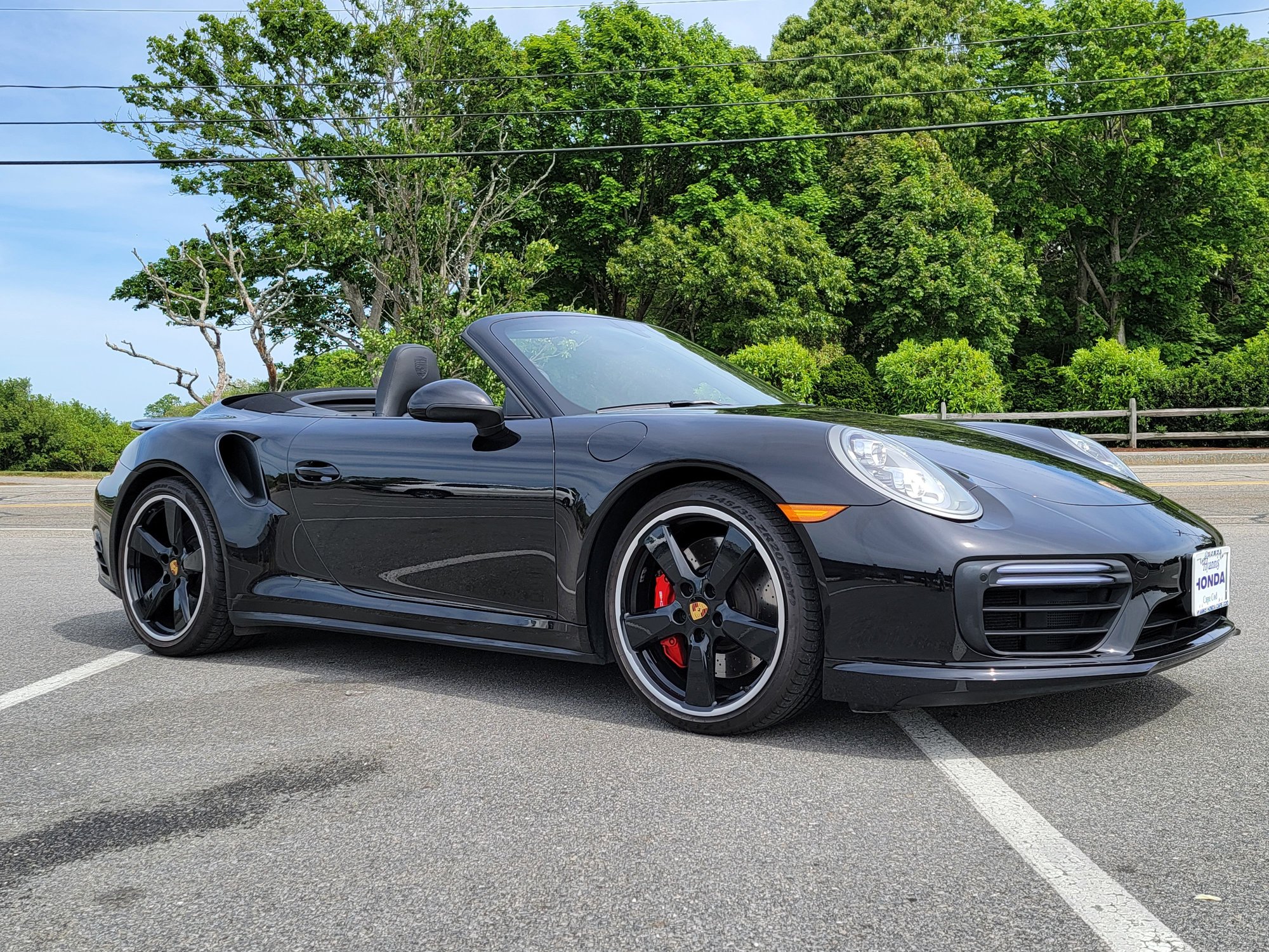 2019 Porsche 911 - 2019 911 Turbo Cabriolet - Used - VIN WP0CD2A97KS144193 - 7,460 Miles - 6 cyl - AWD - Automatic - Convertible - Black - Hyannis, MA 02601, United States