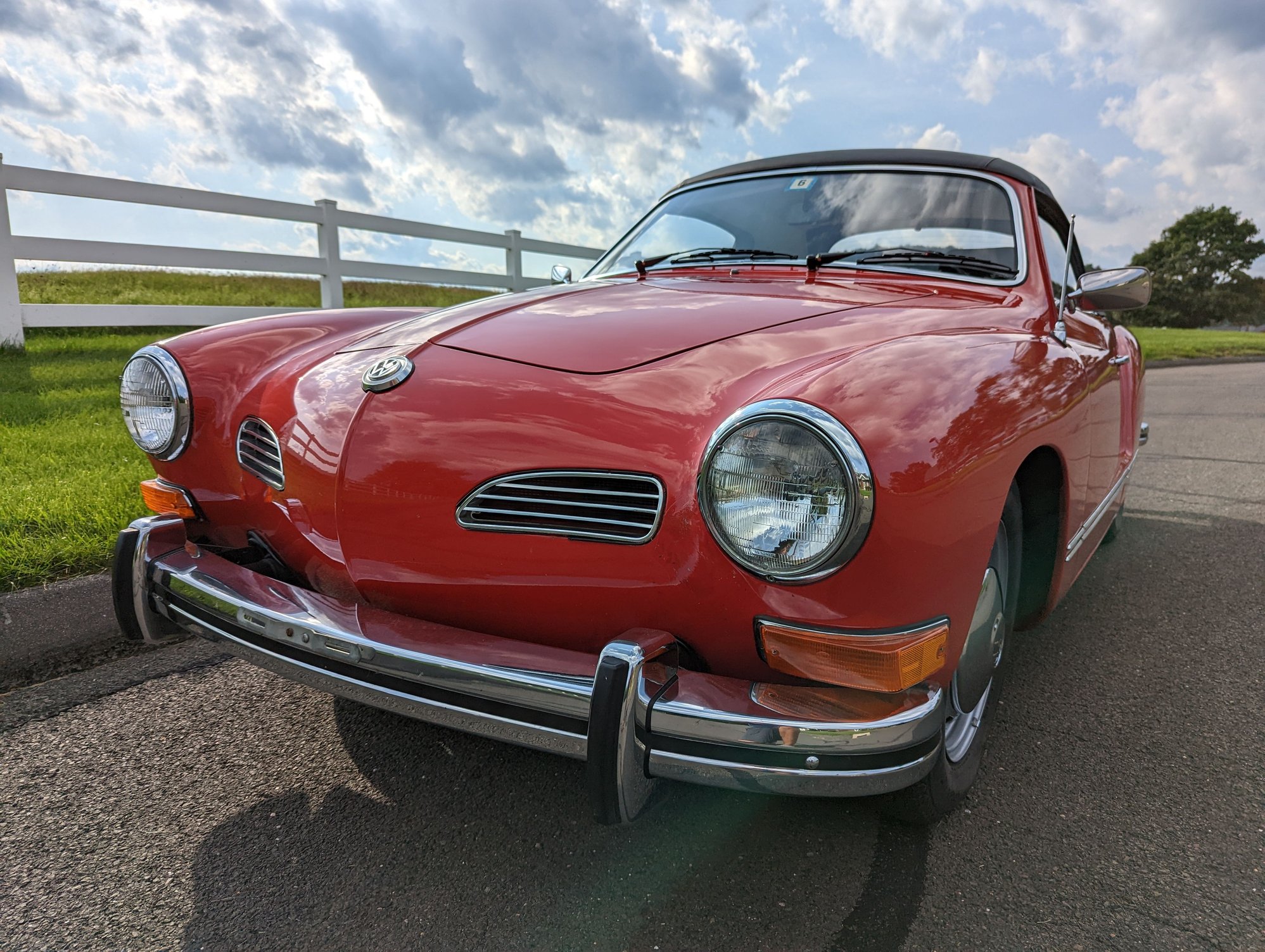 1974 Volkswagen Karmann Ghia - 1974 Volkswagen Karmann Ghia - Original, Unrestored, 39k Miles - Used - VIN 1442668038 - 39,200 Miles - 4 cyl - 2WD - Manual - Convertible - Red - Simsbury, CT 06070, United States