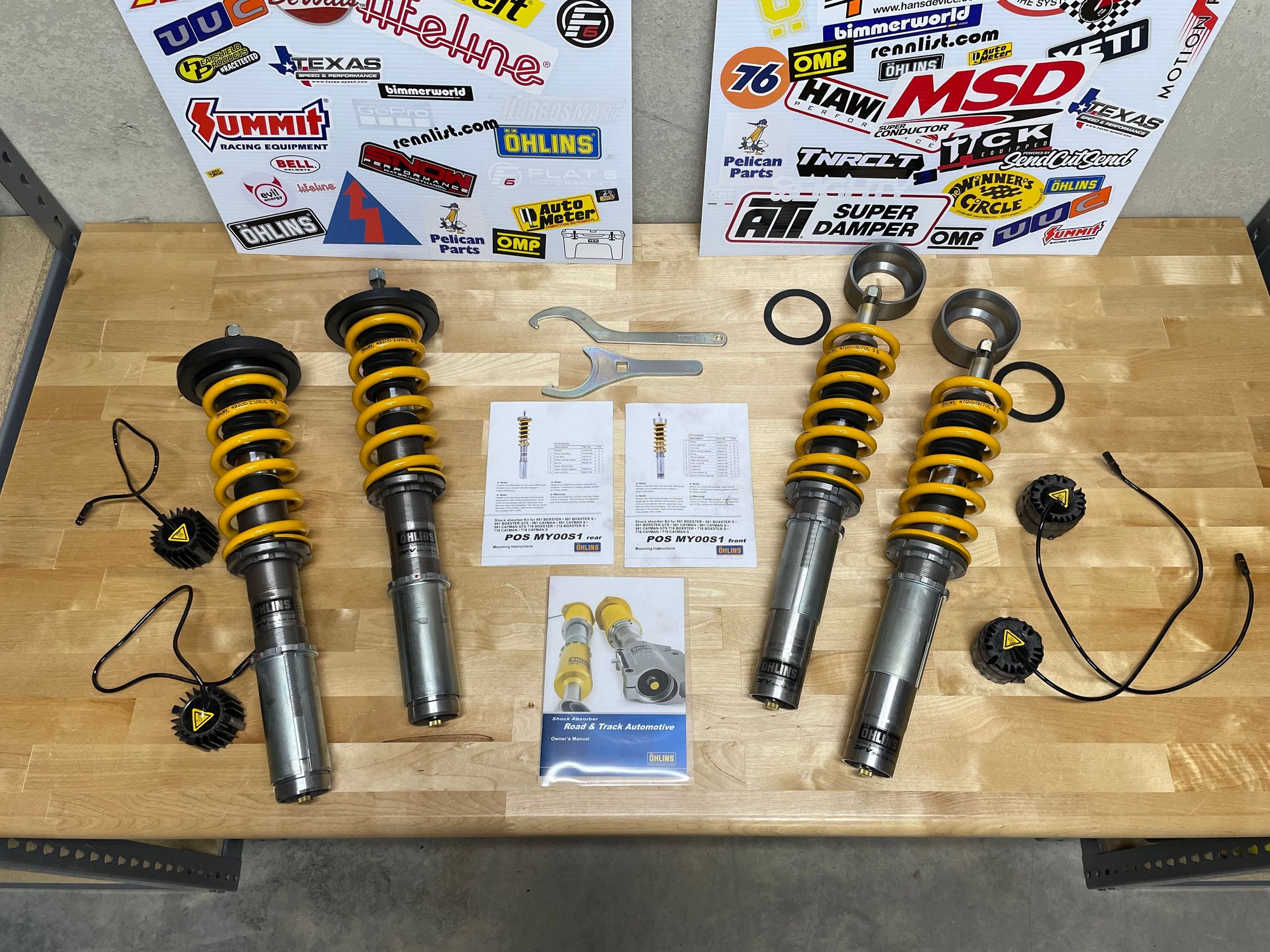 Steering/Suspension - Öhlins R/T Coilovers + EDC Cancellation Kit - 718 - Used - 0  All Models - Birmingham, AL 35242, United States