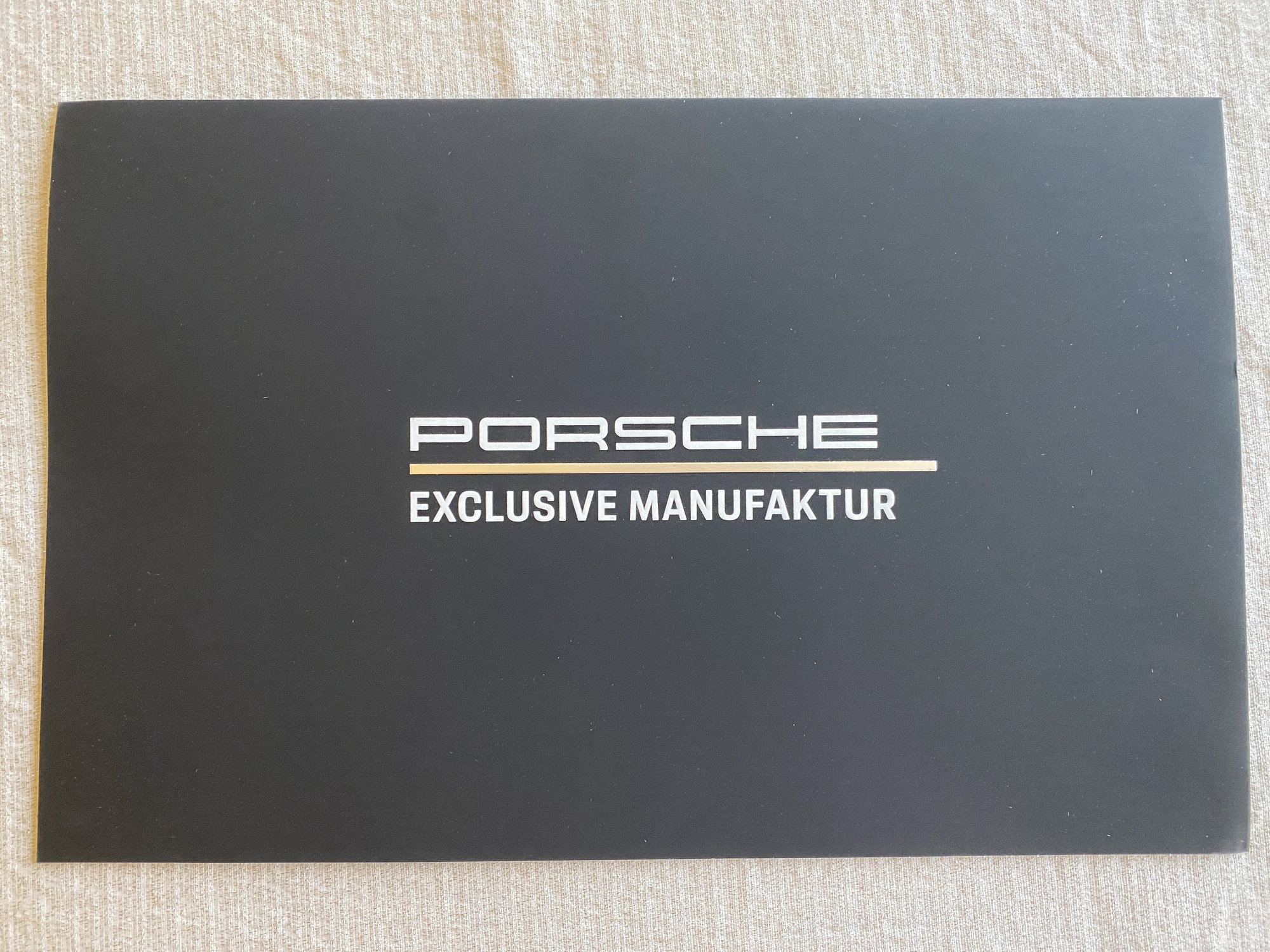 Porsche Exclusive Manufaktur - Personal Style Aufkleber, Porsche  Werbegeschenke