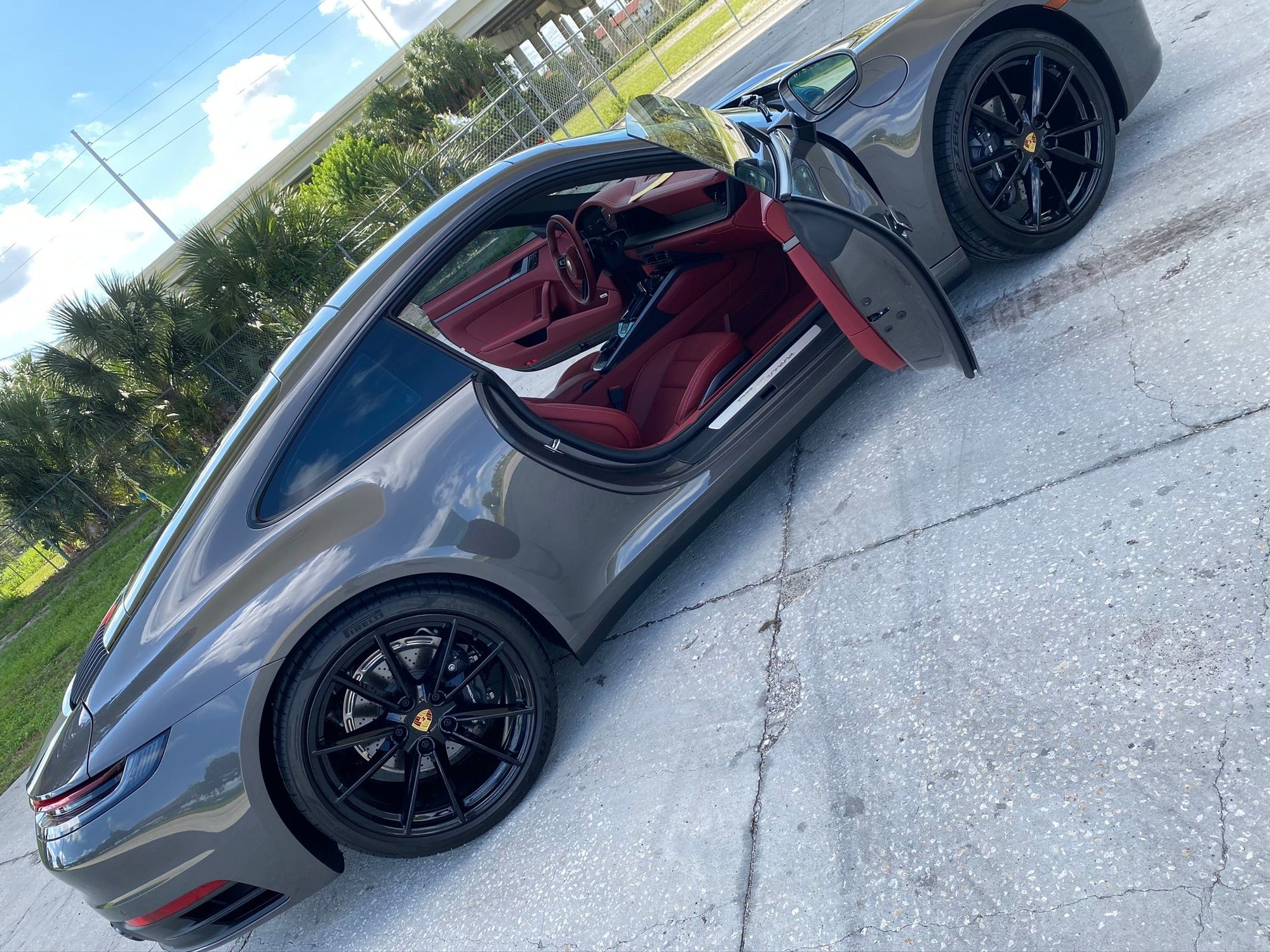 Wheels and Tires/Axles - OEM 911 Gloss Black Wheels/ Pirelli P Zero Tires - Used - All Years Porsche All Models - Tampa, FL 33602, United States