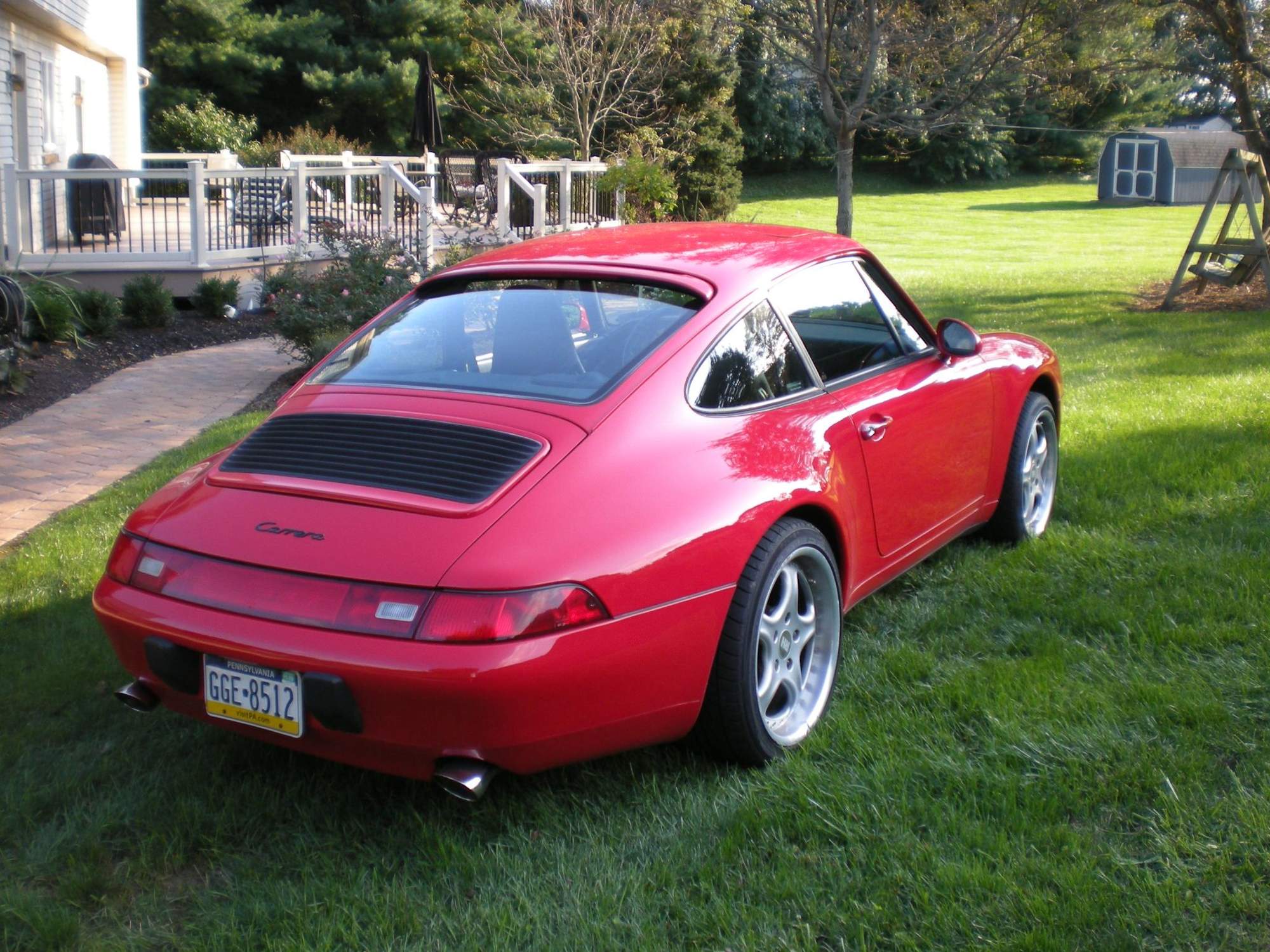 1997 Porsche 911 - 993 911 guards red C2 - Used - VIN WP0AA2995VS320294 - 79,565 Miles - 6 cyl - 2WD - Manual - Coupe - Red - West Chester, PA 19380, United States