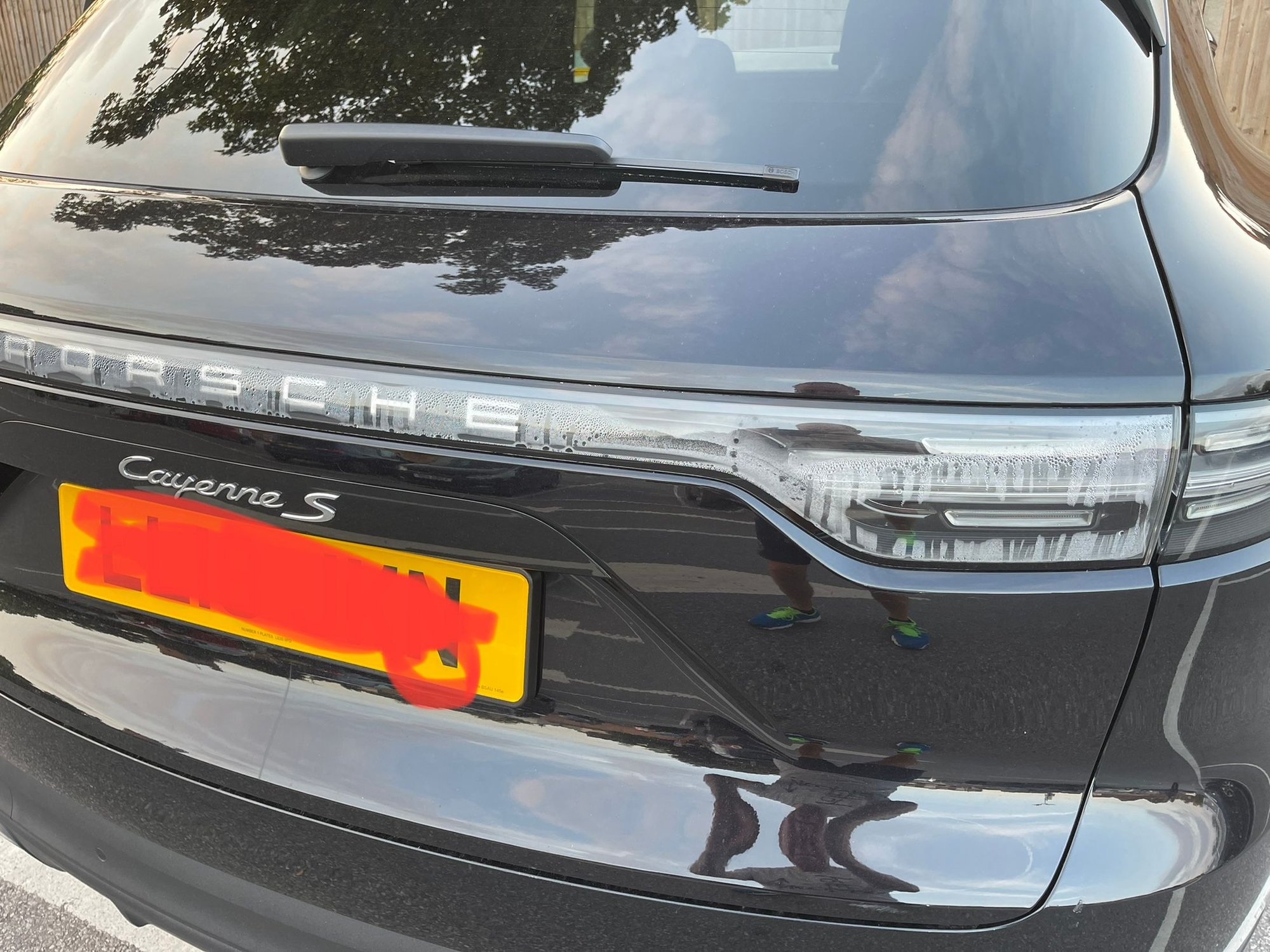 Steamed up misted condensation rear centre light strip Rennlist