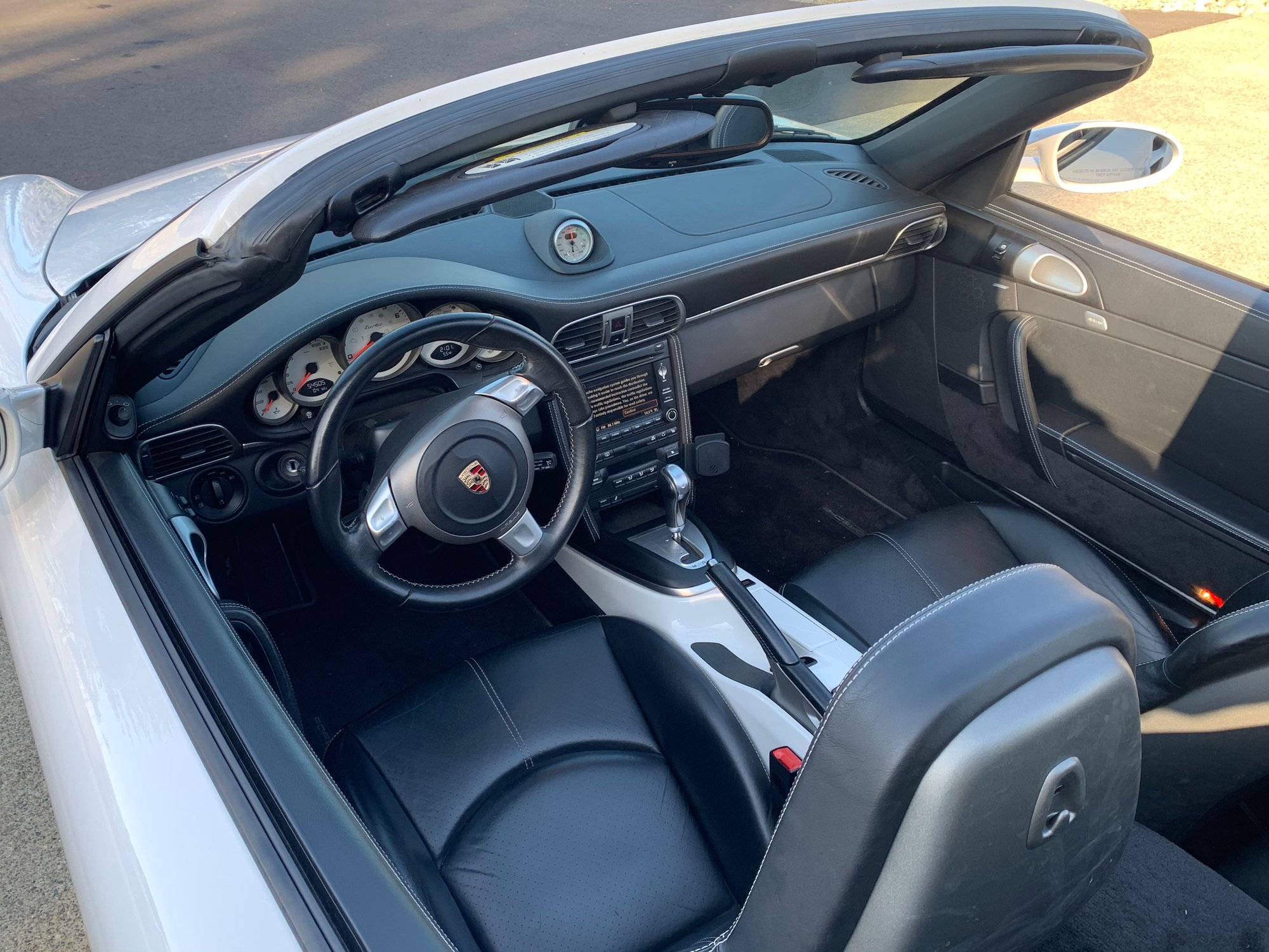 2009 Porsche 911 - 997 Turbo Cabriolet - Mezger Engine, wind in your hair (if you still have hair)! - Used - VIN WP0CD29999S773615 - 54,500 Miles - 6 cyl - AWD - Automatic - Convertible - White - Littlerock, WA 98512, United States