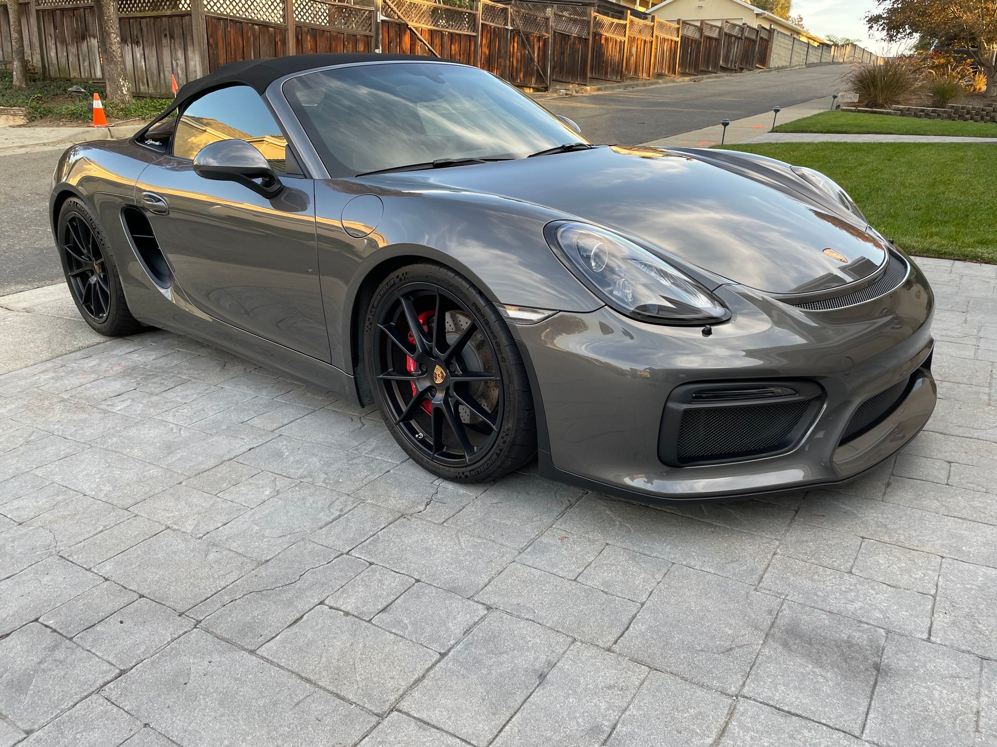 2016 Porsche Boxster - FS: 2016 Boxster Spyder w/LWB in Agate Grey (NorCal) - Used - VIN WP0CC2A89GS152605 - 8,089 Miles - 6 cyl - 2WD - Manual - Convertible - Gray - San Francisco Bay Area, CA 94546, United States