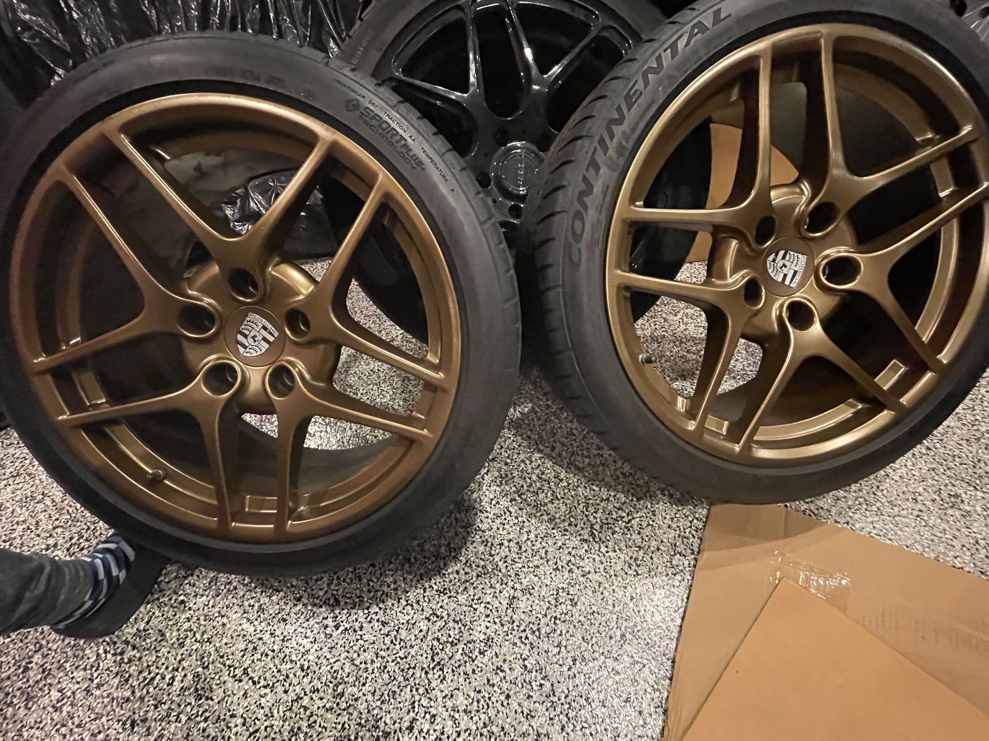 Wheels and Tires/Axles - Porsche OEM 987 / 997 / other wheels and Continental Extreme Contact DWS Tires - Used - 2009 to 2012 Porsche All Models - Cincinnati, OH 45242, United States
