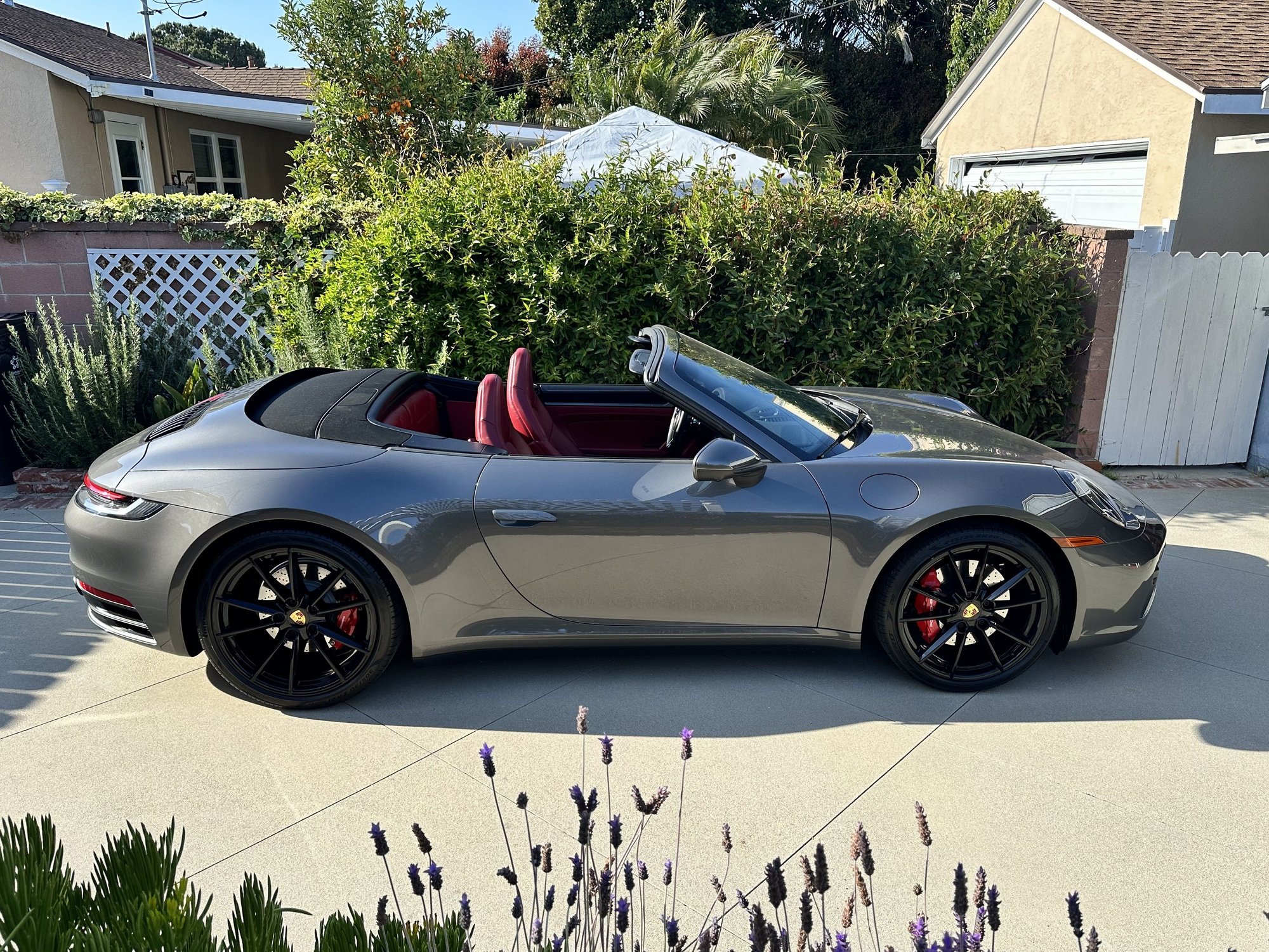 2021 Porsche 911 - 2021 992 Carrera S Cab -- 1 owner, 12k miles, Bordeaux Red interior -- NEW PRICE - Used - VIN WP0CB2A96MS248537 - 12,843 Miles - 6 cyl - 2WD - Automatic - Convertible - Gray - Hawthorne, CA 90250, United States