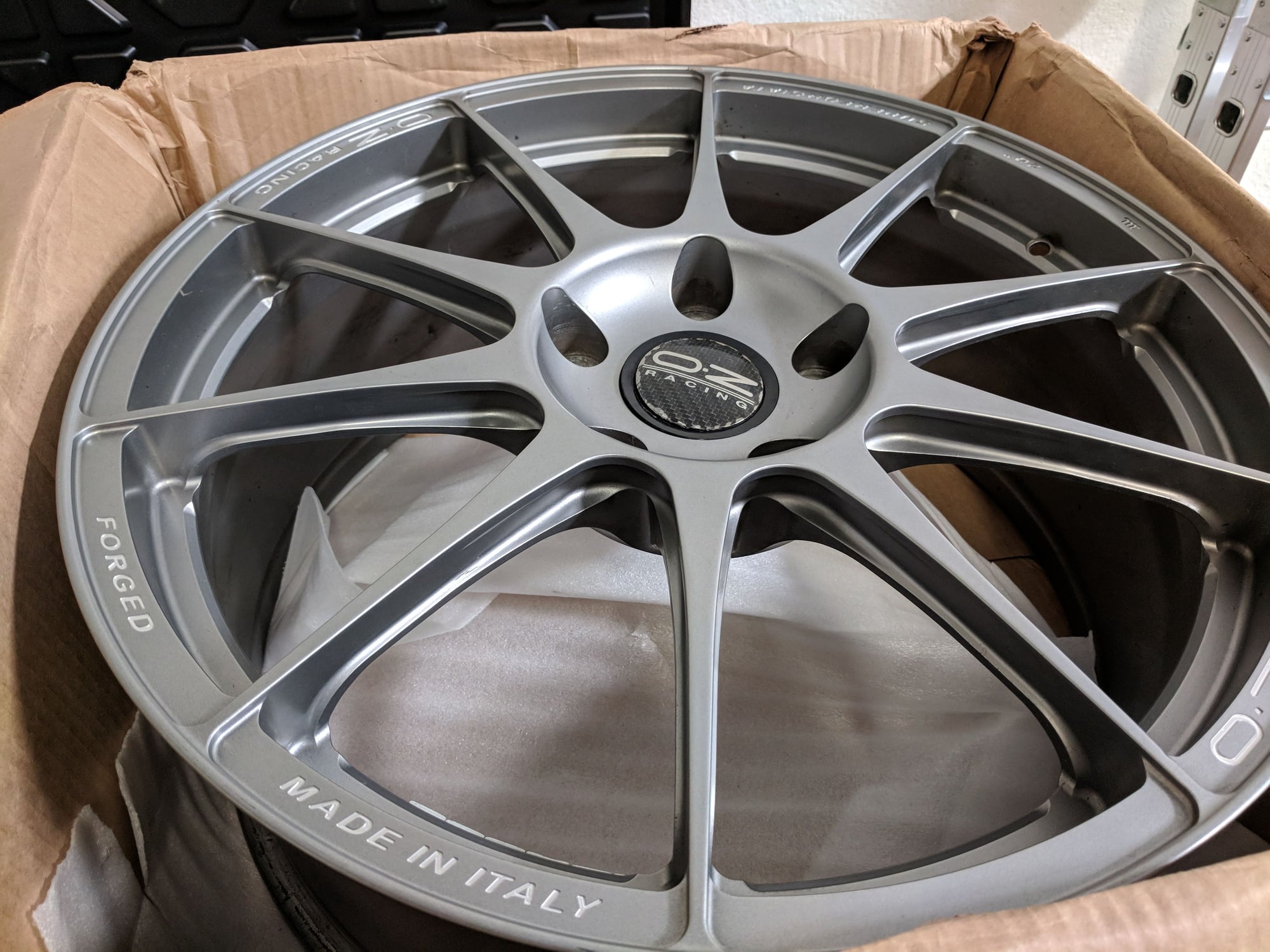 Wheels and Tires/Axles - OZ Racing Atelier Forged Superforgiata Wheels 20" in Grey for 991 - Used - Gardena, CA 90249, United States