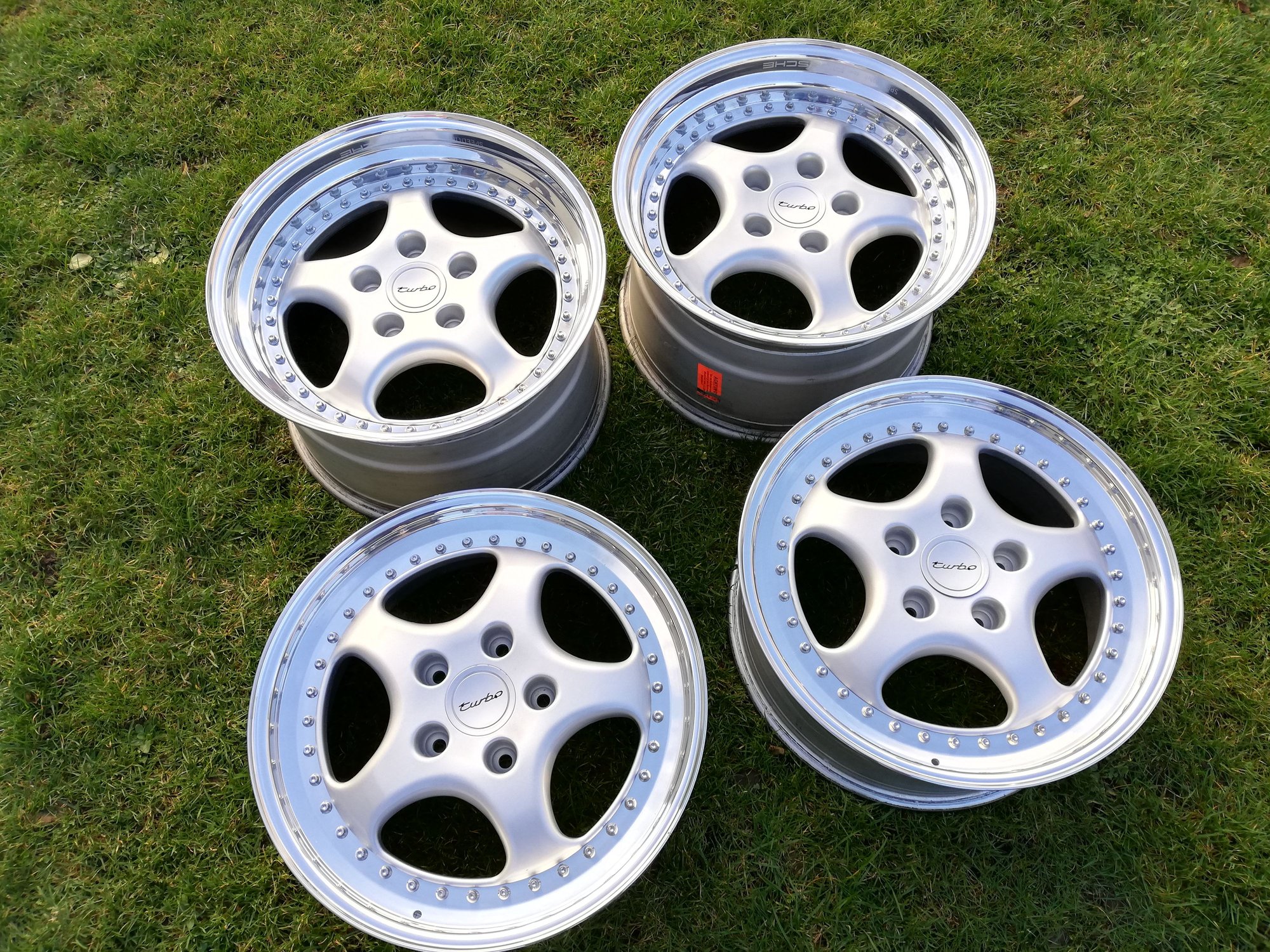 Wheels and Tires/Axles - "Speedline for Porsche" 964 Turbolook RH split wheels 8J 11J 18 inch - Used - 1989 to 2005 Porsche 911 - Quedlinburg, Germany