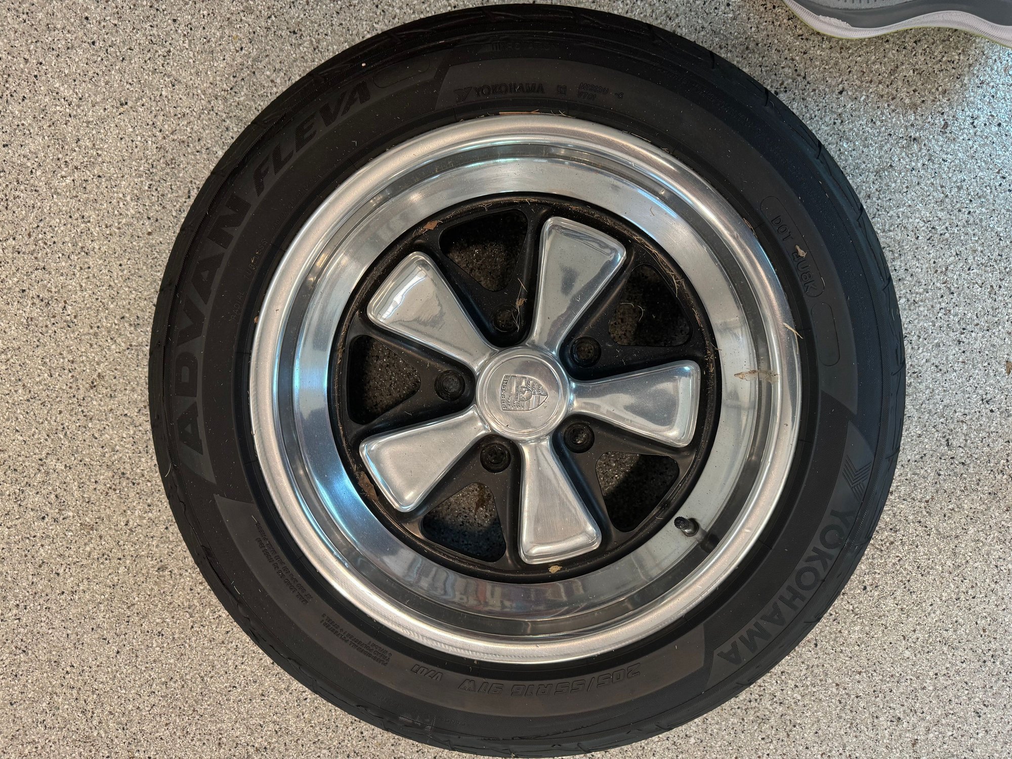 Wheels and Tires/Axles - Fuchs Porsche 911 Wheels & Tires - Staggered 7Jx16 & 6Jx16 - Used - 1966 to 1997 Porsche 911 - Fulshear, TX 77441, United States