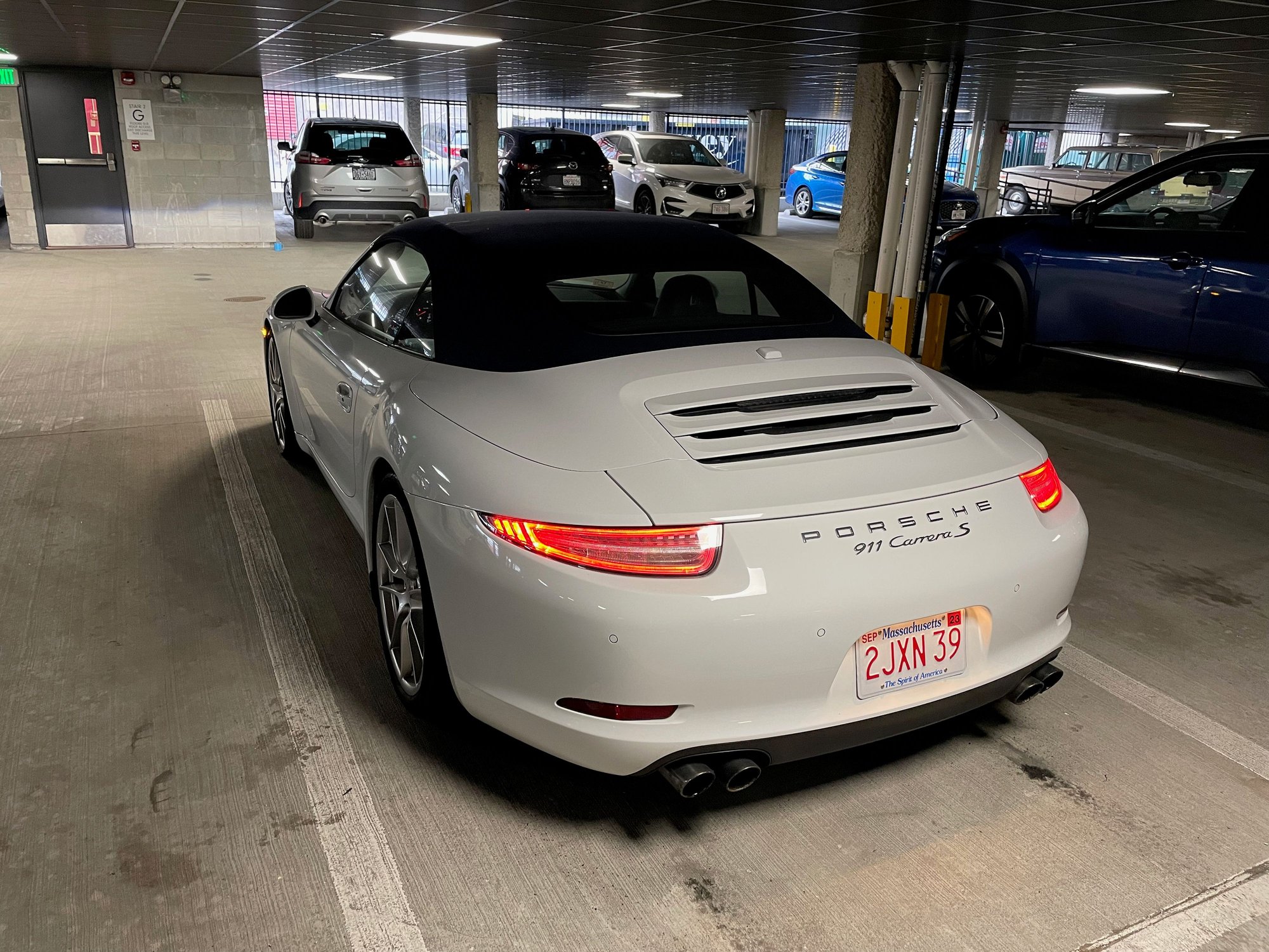 2013 Porsche 911 - 2013 Porsche 911 Carrera S Cabriolet for sale - Used - VIN WP0CB2A94DS155404 - 62,064 Miles - 6 cyl - 2WD - Automatic - Convertible - White - Charlestown, MA 02129, United States