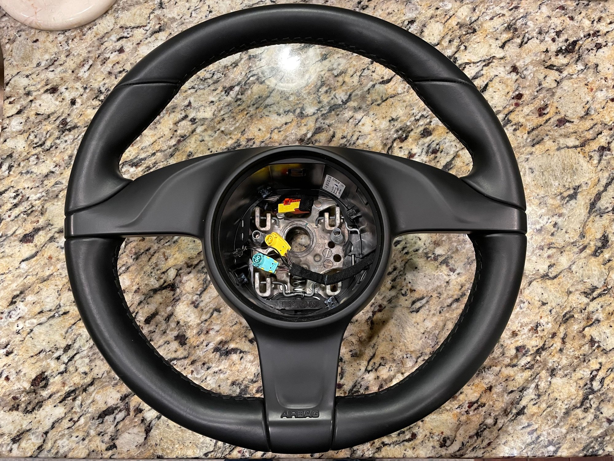 Interior/Upholstery - 981 Stock Steering Wheel - Manual Transmission - Used - 2012 to 2016 Porsche 911 - 2014 to 2016 Porsche Cayman - Salt Lake City, UT 84107, United States