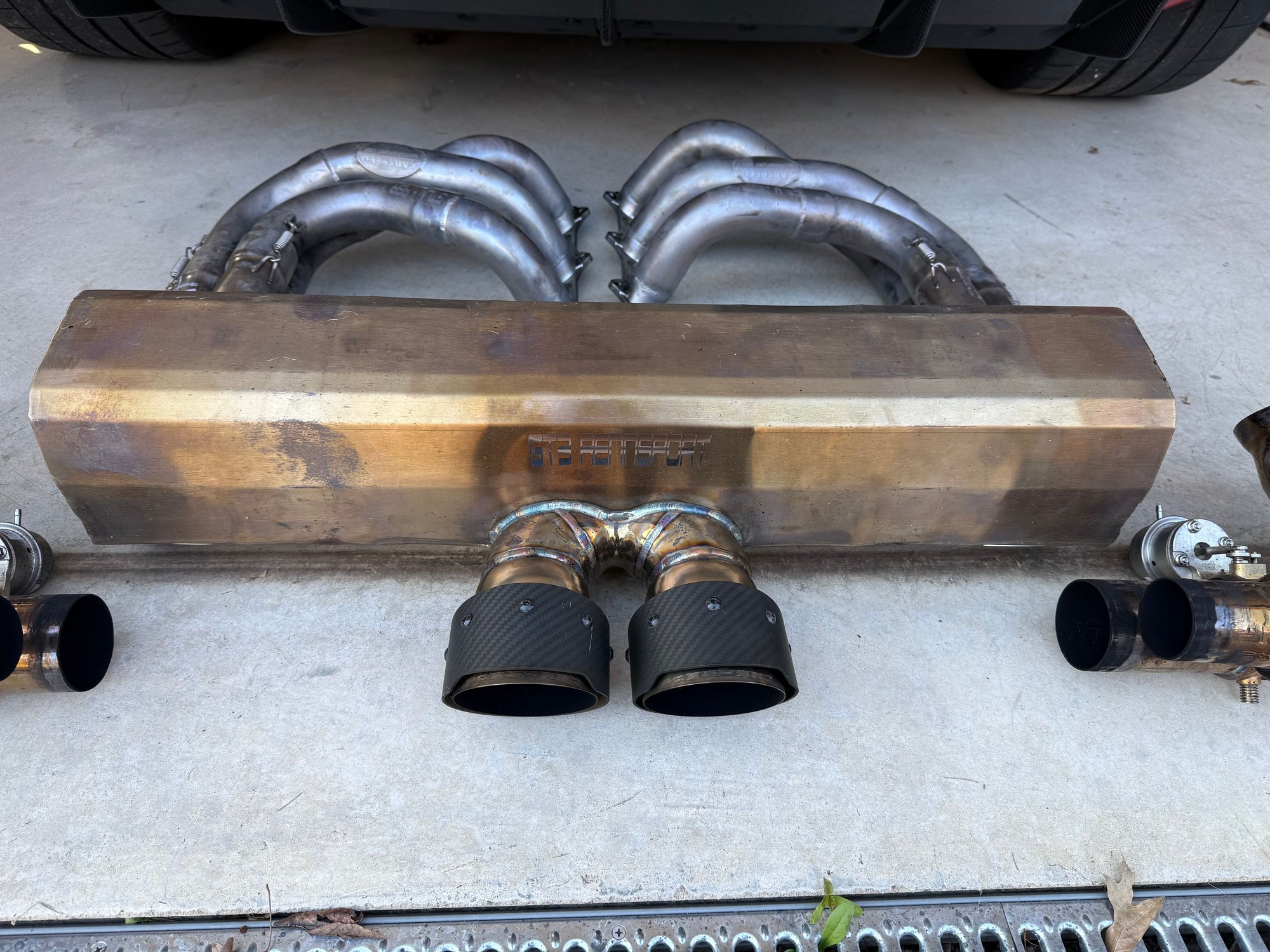 Engine - Exhaust - Porsche 991.1 GT3 GT3RS Fabspeed Headers, Side Muffler Bypass, Rennsport Muffler - Used - All Years  All Models - North Wales, PA 19454, United States