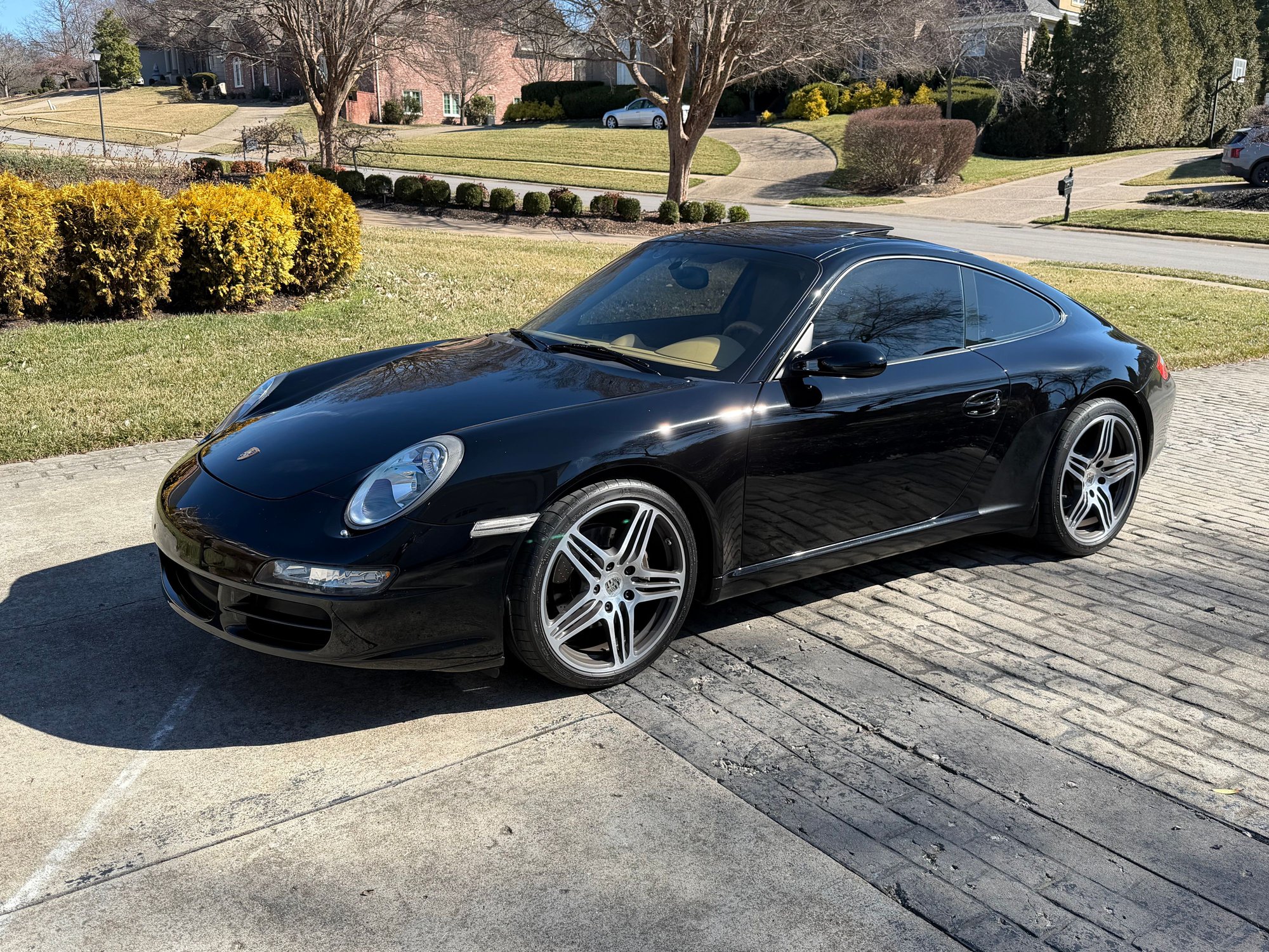 2008 Porsche 911 - 2008 Porsche 911 Carrera. 41k mis. Black w tan, manual transmission, coupe - Used - Louisville, KY 40245, United States