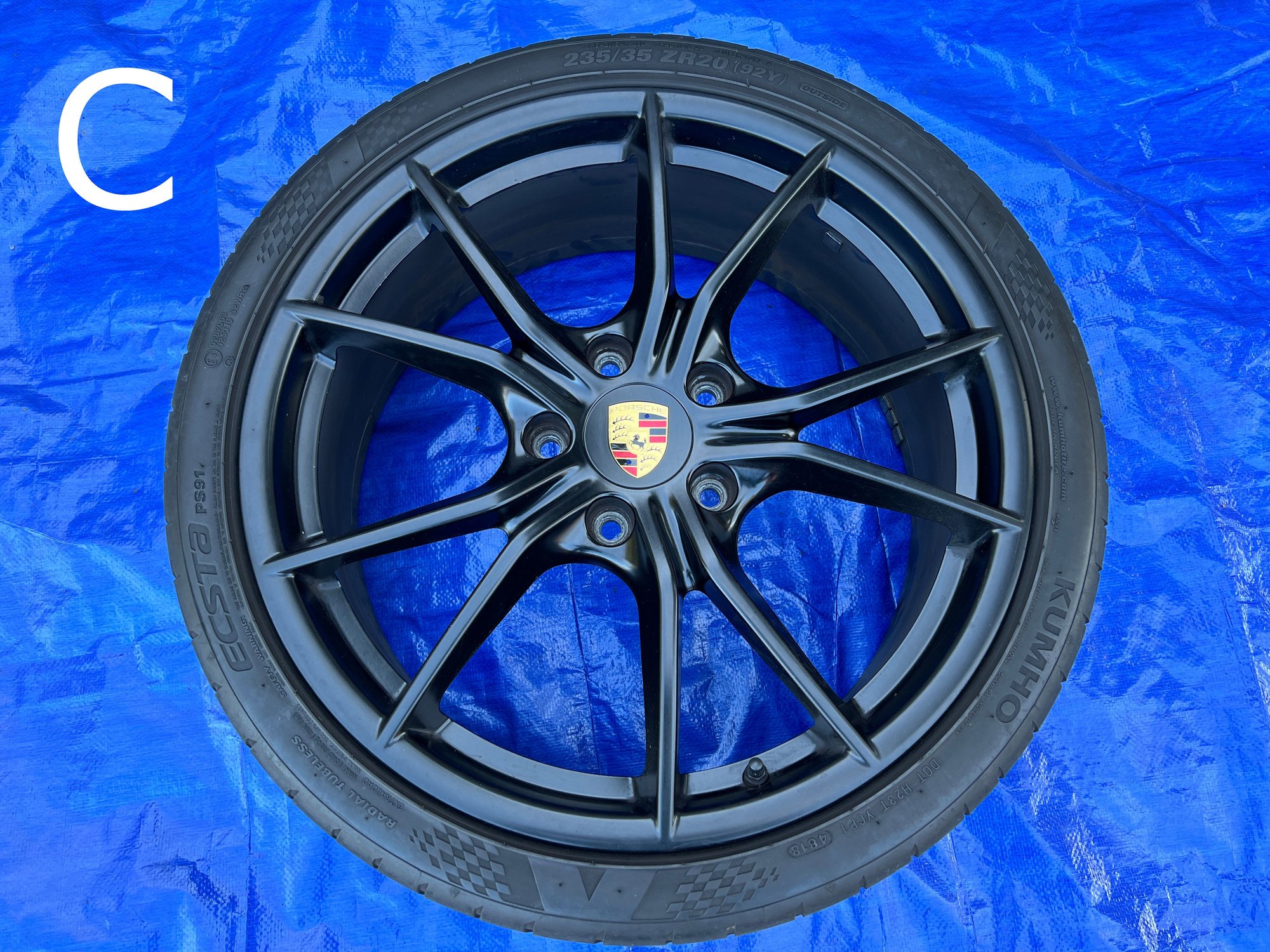 OEM 20" Black Carrera S Wheels for 718 Boxster Cayman Spyder Rennlist