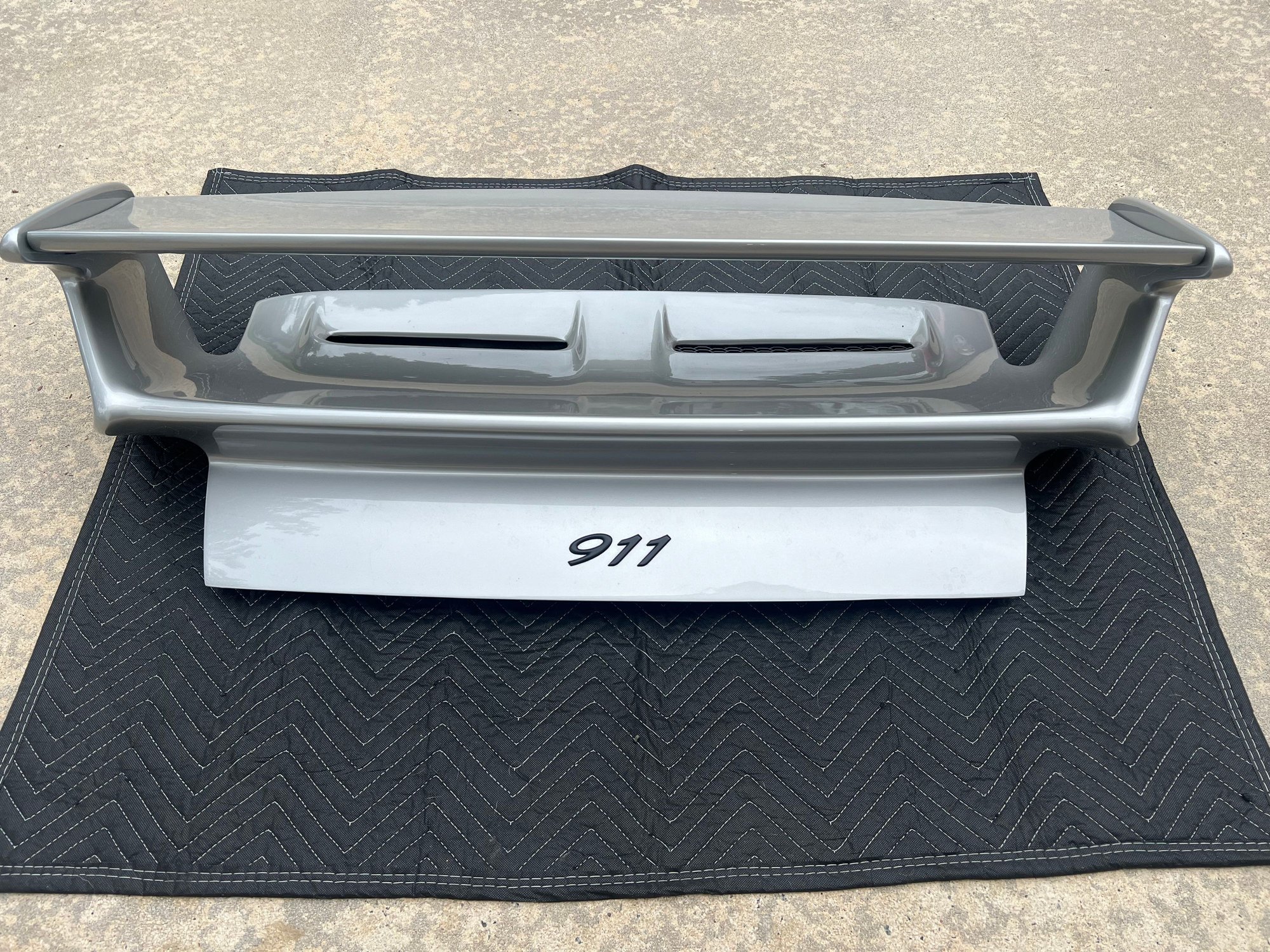 Exterior Body Parts - Porsche GT3 rear wing by Getty Design,Arctic Silver - Used - Huntersville, NC 28078, United States