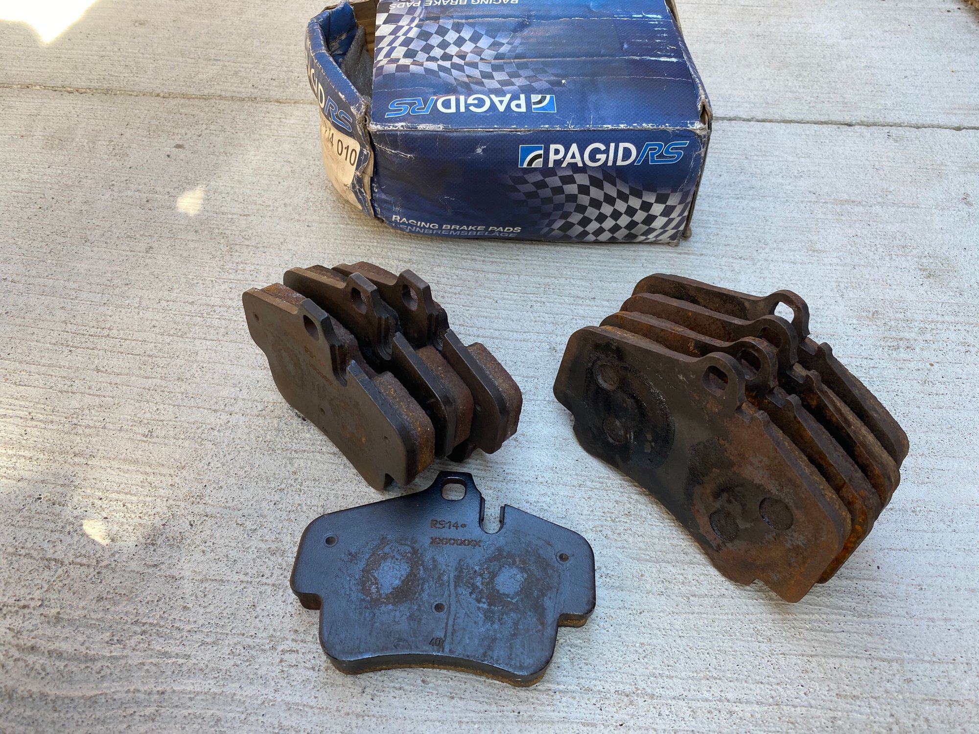 2009 Porsche 911 - Pagid RS14 pads front and rear - Accessories - $385 - Chicago, IL 60000, United States