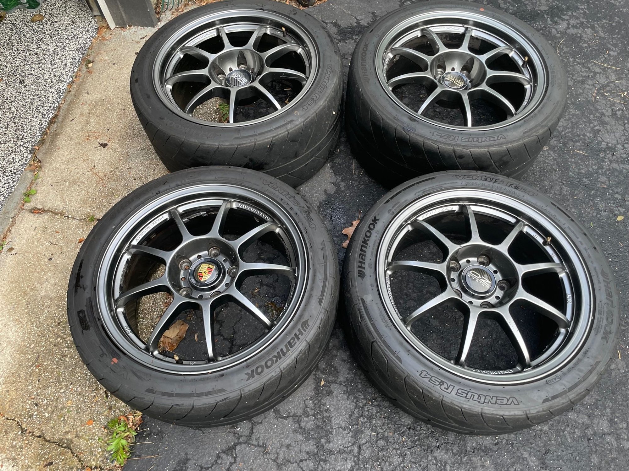 18in OZ Racing Alleggerita wheels & tires. Boxster/Cayman 986, 987, 981