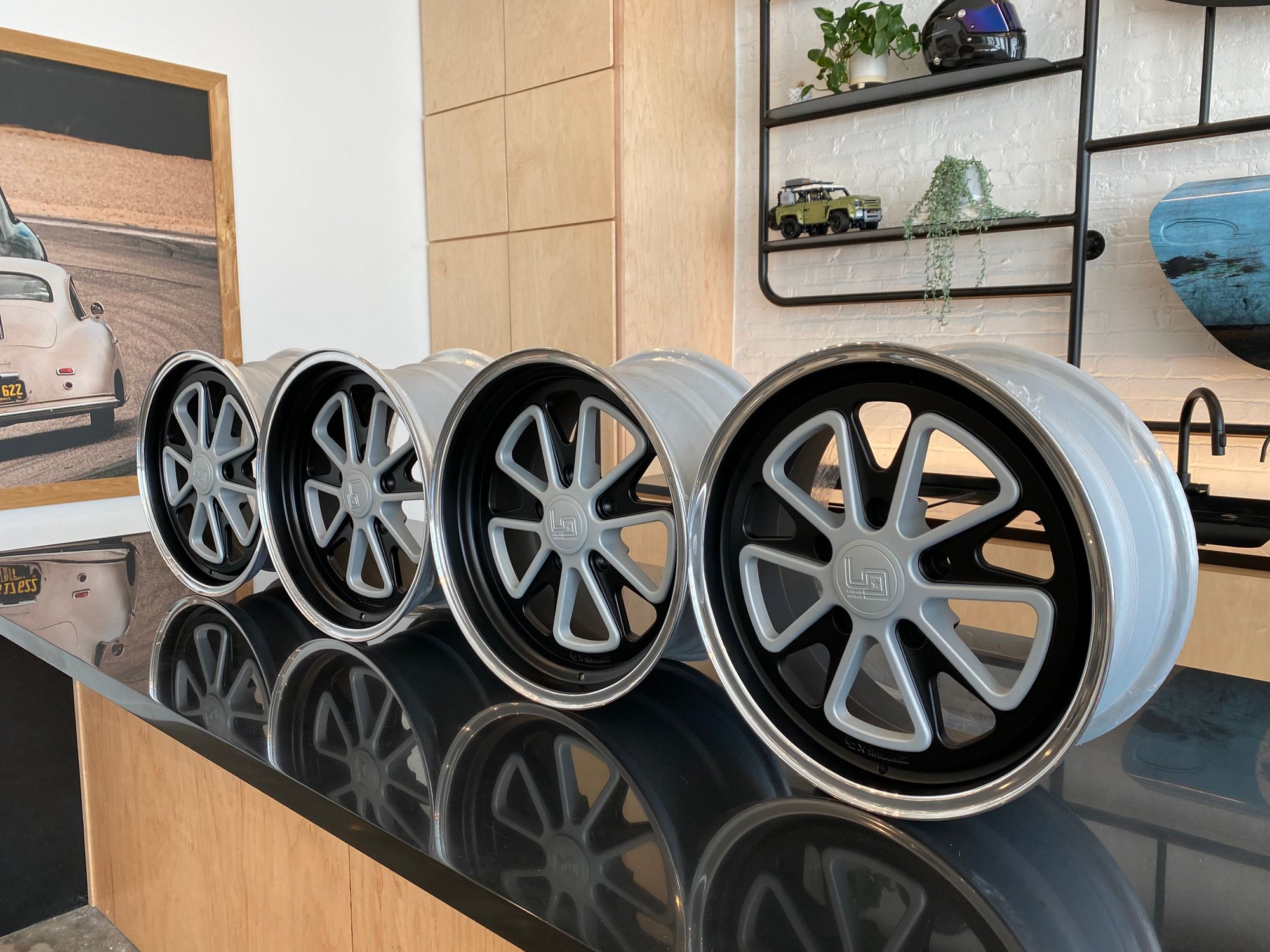 Wheels and Tires/Axles - New Set of Fifteen52 Magnus Walker Outlaw 001 Wheels 17x8 and New Continental Tires - New - 1989 to 1994 Porsche 911 - Oklahoma City, OK 73102, United States