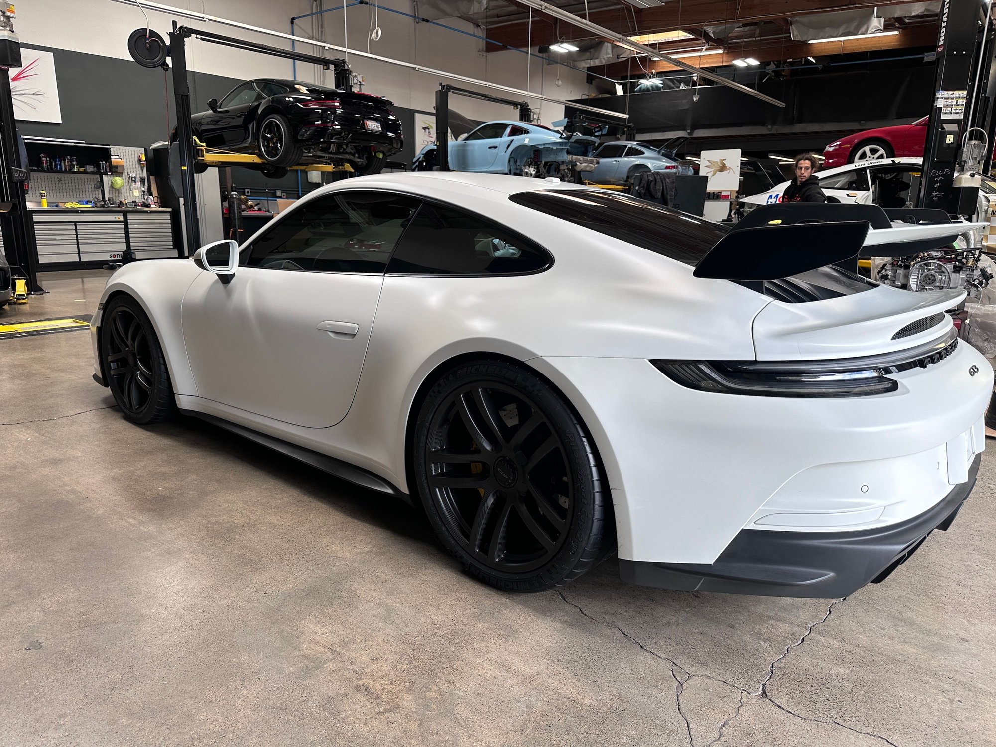 Wheels and Tires/Axles - Porsche 992 GT3 Carbon Fiber BST GT TEK 10 Spoke Wheel Set (2022+) Blackstone Tek - Used - Long Beach, CA 90806, United States