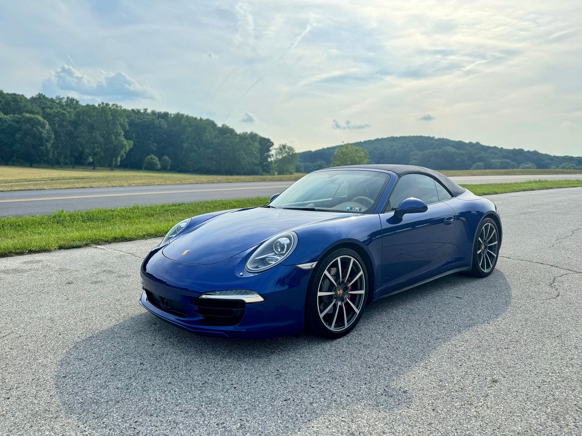 2013 Porsche 911 - 911 C4S Cabriolet Gorgeous High Spec  (Sports Chrono, PSE, Burmester, PAS, Prem Plus) - Used - VIN WP0CB2A90DS155464 - 45,000 Miles - 4WD - Automatic - Convertible - Blue - Villanova, PA 19085, United States