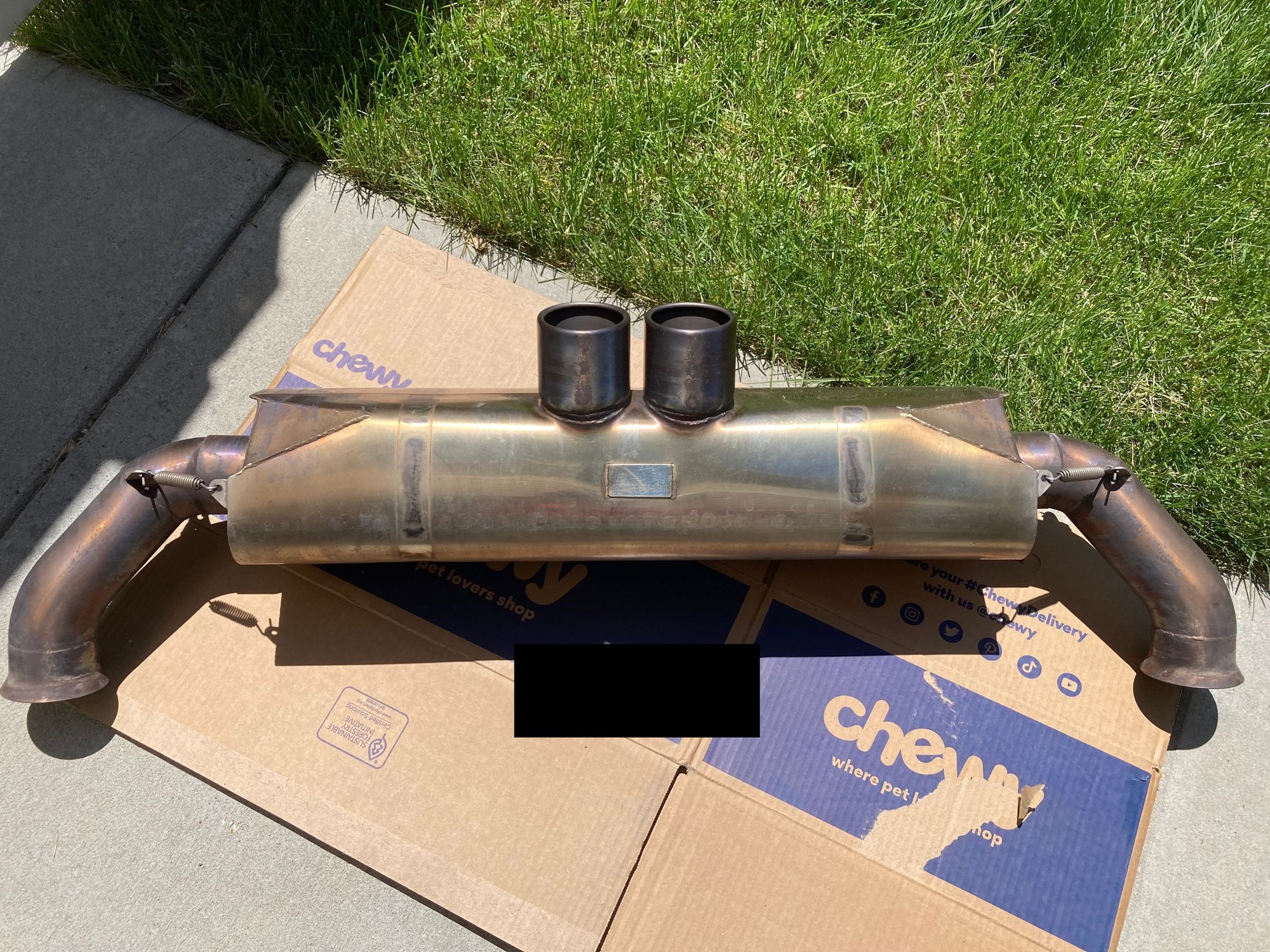 Engine - Exhaust - M&M Exhaust - Center w/ Side Deletes - Used - -1 to 2027  All Models - Denver, CO 80210, United States