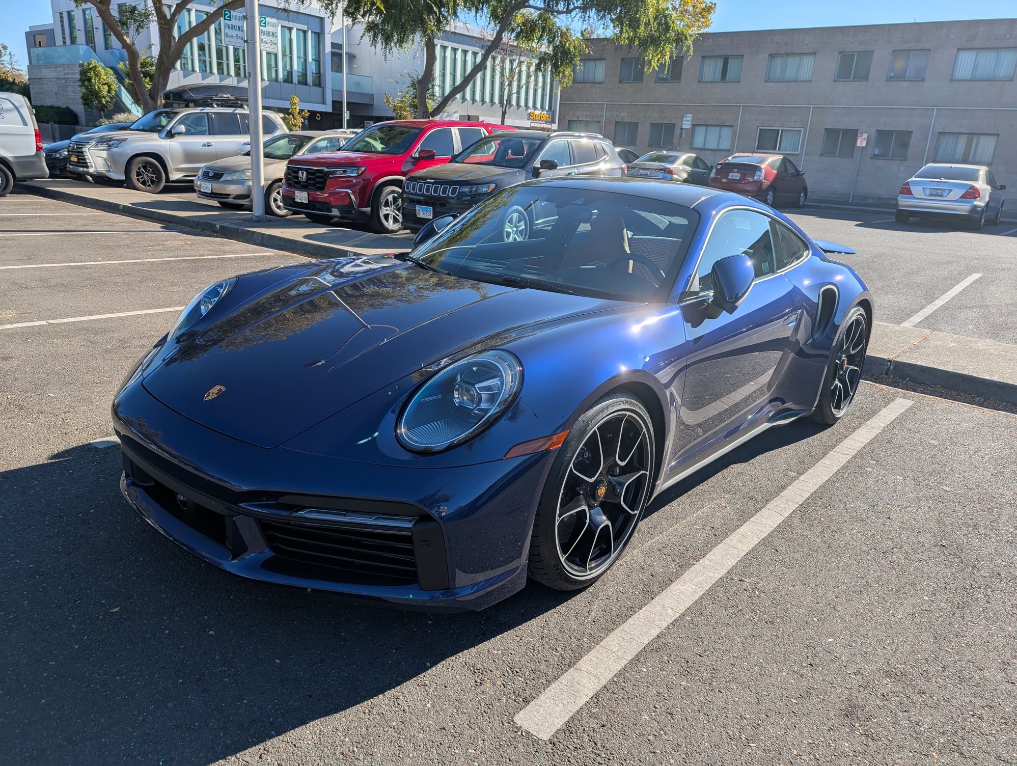 MINT 2024 Porsche 911 Turbo S 992.1 in Gentian Blue with Heritage