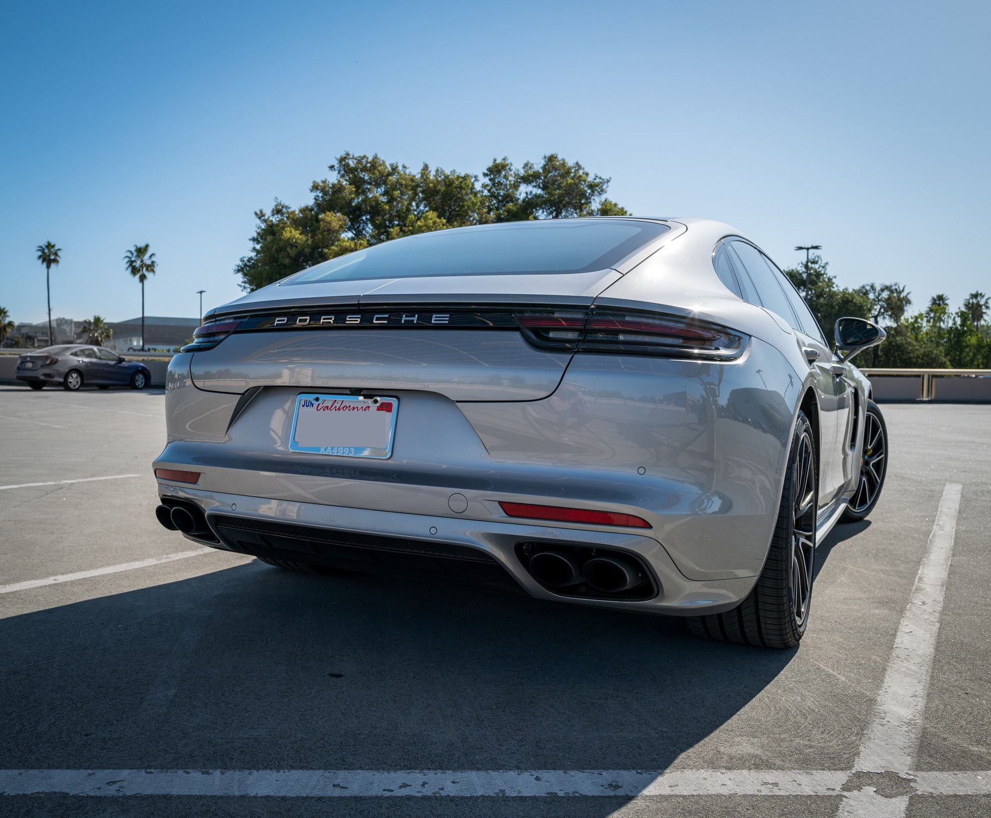 2018 Porsche Panamera - Mint, 1 owner 2018 Panamera Turbo S E-Hybrid in GT Silver Metallic over Agate Grey - Used - VIN WP0AH2A75JL145197 - 8,100 Miles - 8 cyl - AWD - Automatic - Sedan - Silver - Palo Alto, CA 94301, United States