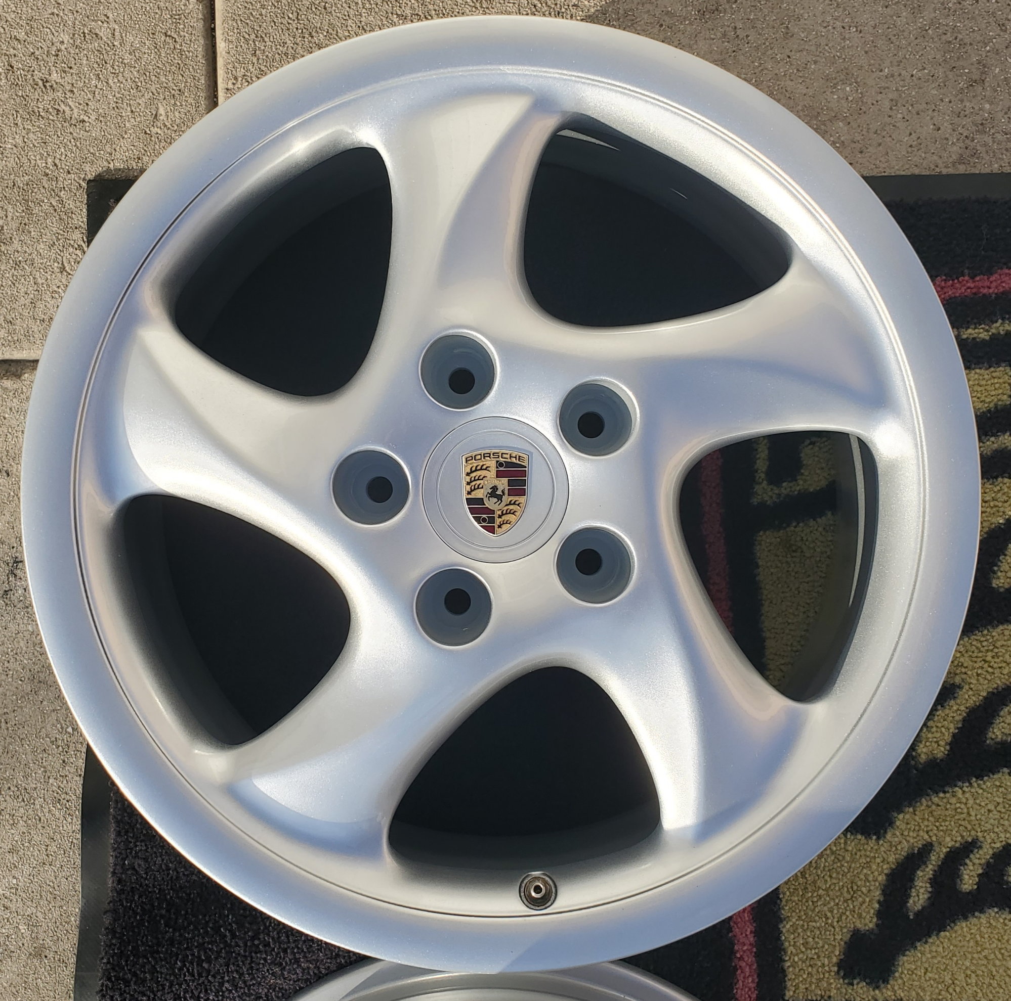 Wheels and Tires/Axles - Just restored! Porsche 993 Turbo Twist Hollow Spoke Wheels 7.5x18 10x18 Narrow Body - Used - 1995 to 2005 Porsche 911 - Los Angeles, CA 90032, United States