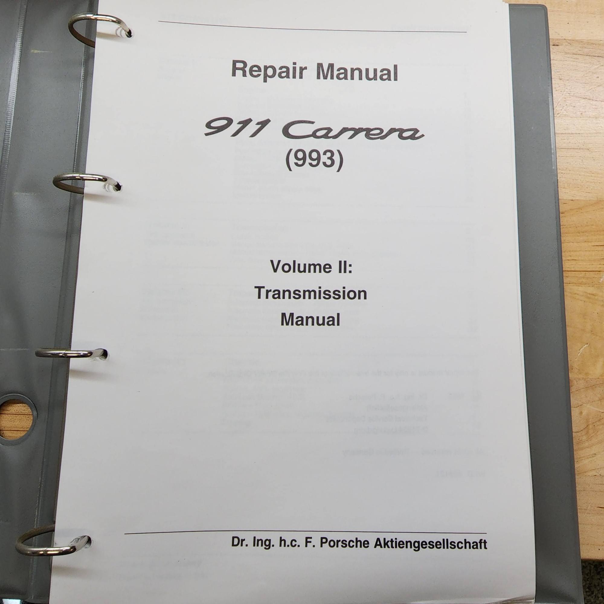 Miscellaneous - Porsche 993 Factory Service Manuals, Complete set - Used - 1995 to 1998 Porsche 911 - Naperville, IL 60563, United States