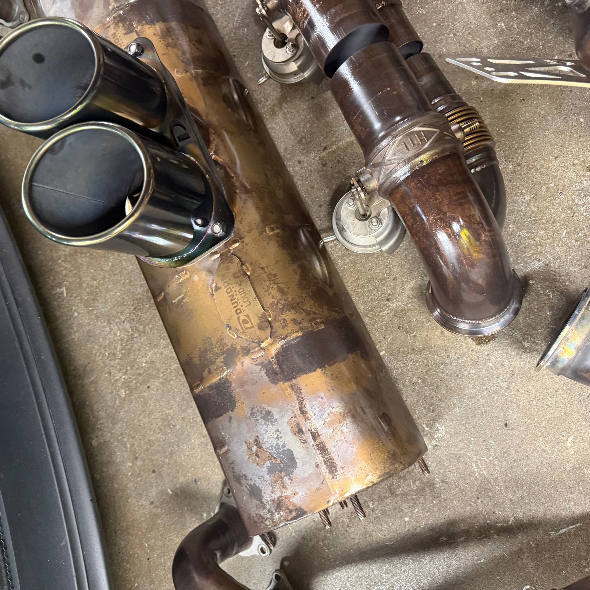 Engine - Exhaust - 991 GT3/GT3RS Dundon Street Header/Lifetime Muffler Power Package with Titanium Tips - Used - 2014 to 2019 Porsche 911 - San Mateo, CA 94403, United States