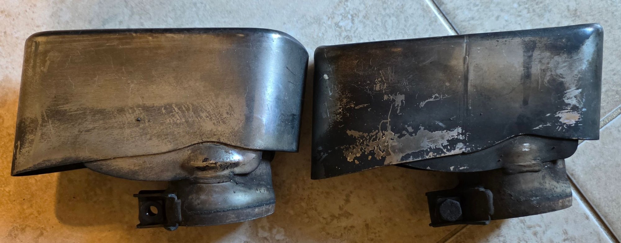 Engine - Exhaust - 997.1 Turbo Exhaust Tips - Used - 2007 to 2008 Porsche 911 - Austin, TX 78731, United States