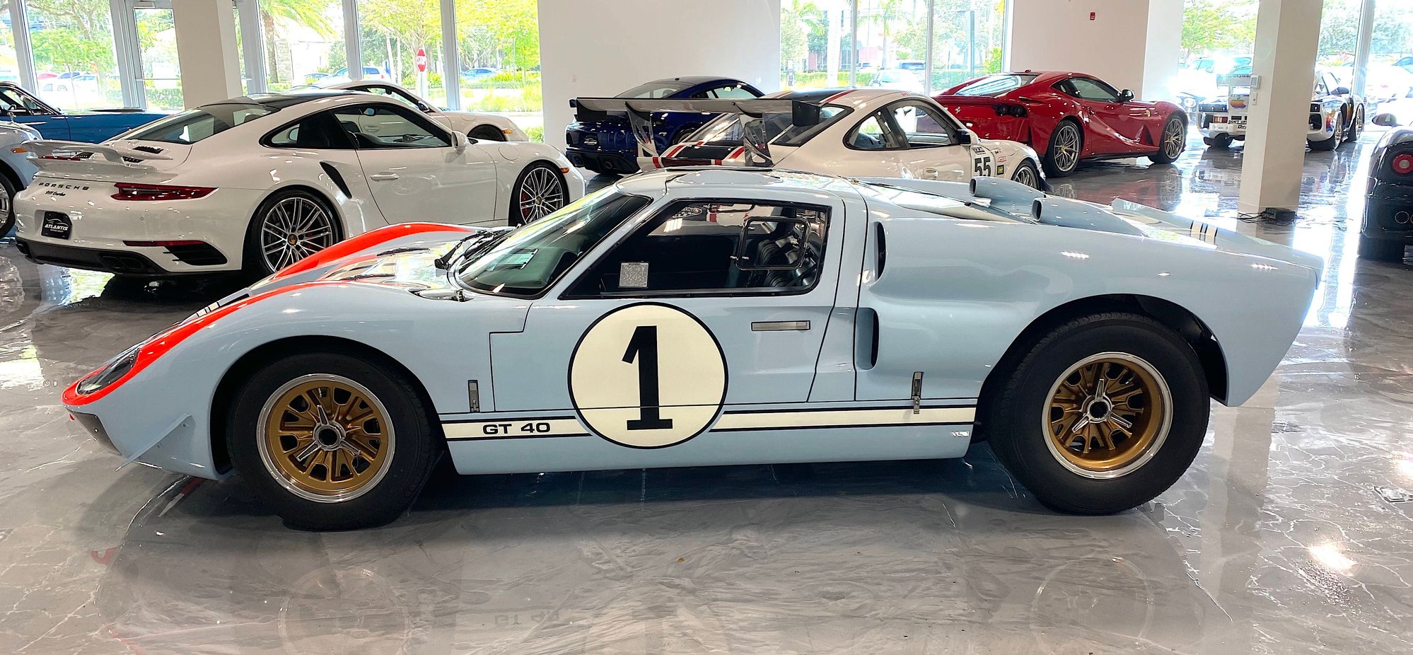 1966 Ford GT40 - 1966 Ford GT40 - Street Legal - Used - VIN GT40P224500000000 - 70 Miles - 8 cyl - 2WD - Manual - Coupe - Blue - Boca Raton, FL 33431, United States