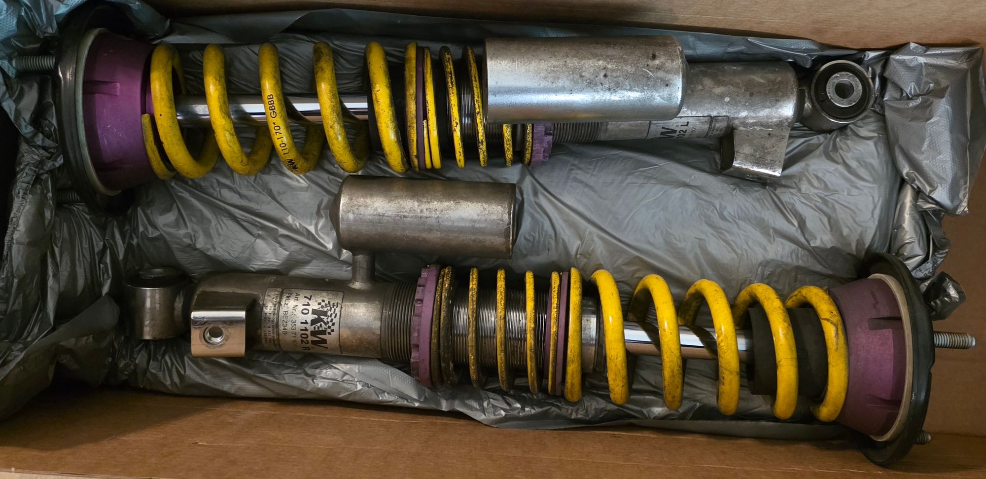 Steering/Suspension - KW V3 Coilovers for Porsche 911 996 C4S/Turbo - Used - All Years  All Models - Austin, TX 78731, United States
