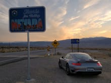 Nevada - California border
  