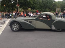 Bugatti parade in Saratoga
