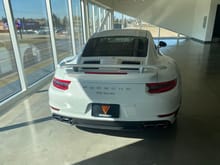 First day I saw 2017 Porsche Turbo